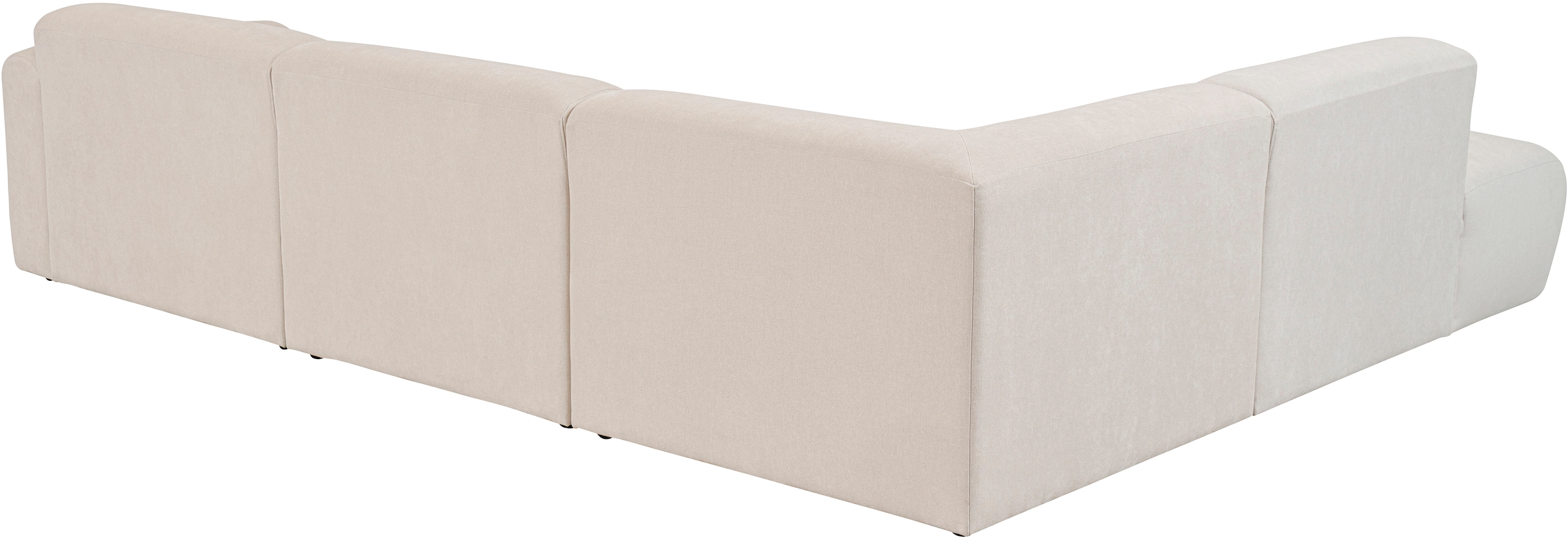 andas Ecksofa »Myrland«, Breite 241 cm, Chenille, Easy Clean Stoff, mit Kaltschaum