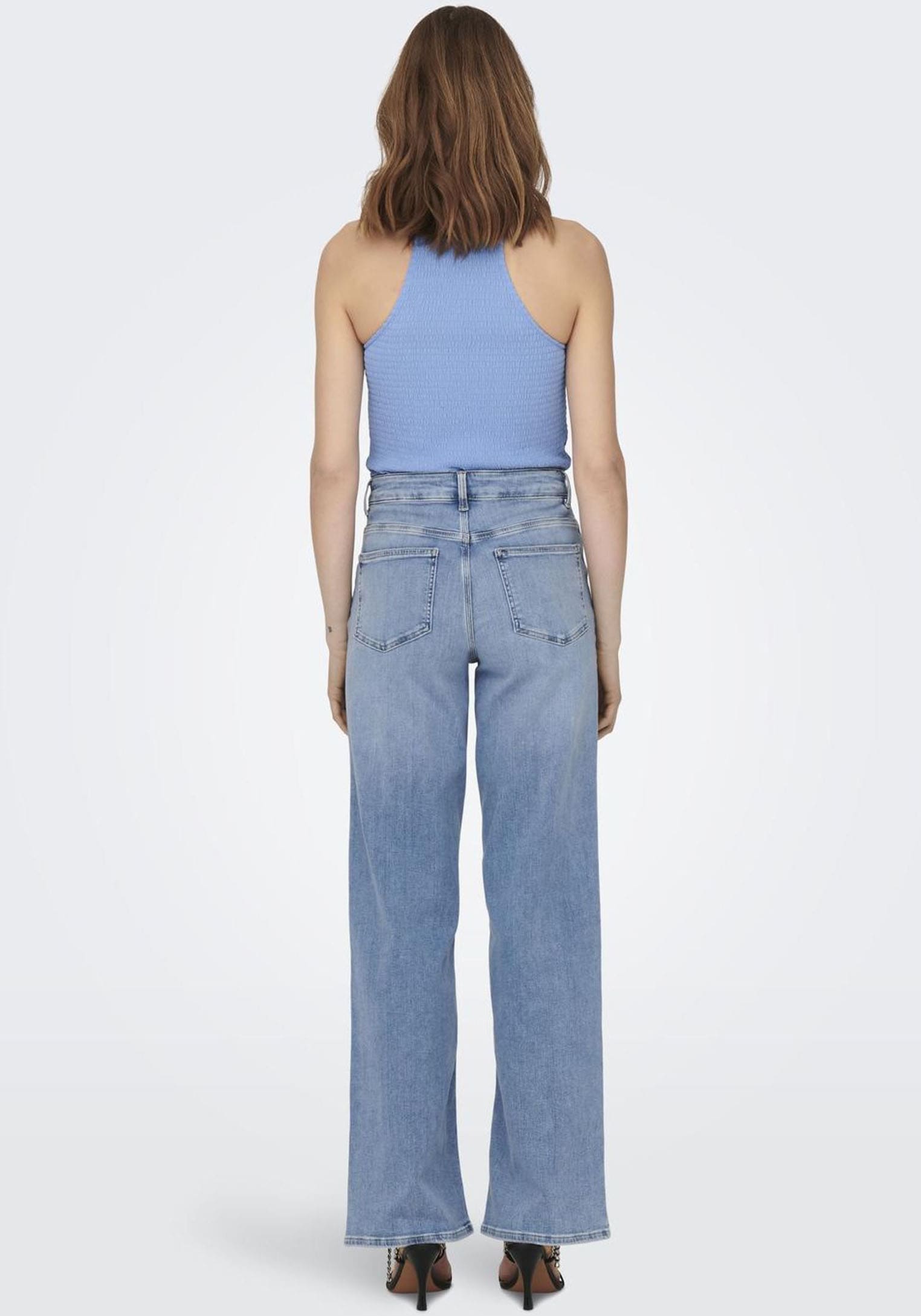 ONLY High-waist-Jeans »ONLMADISON BLUSH HW WIDE DNM CRO371 NOOS«