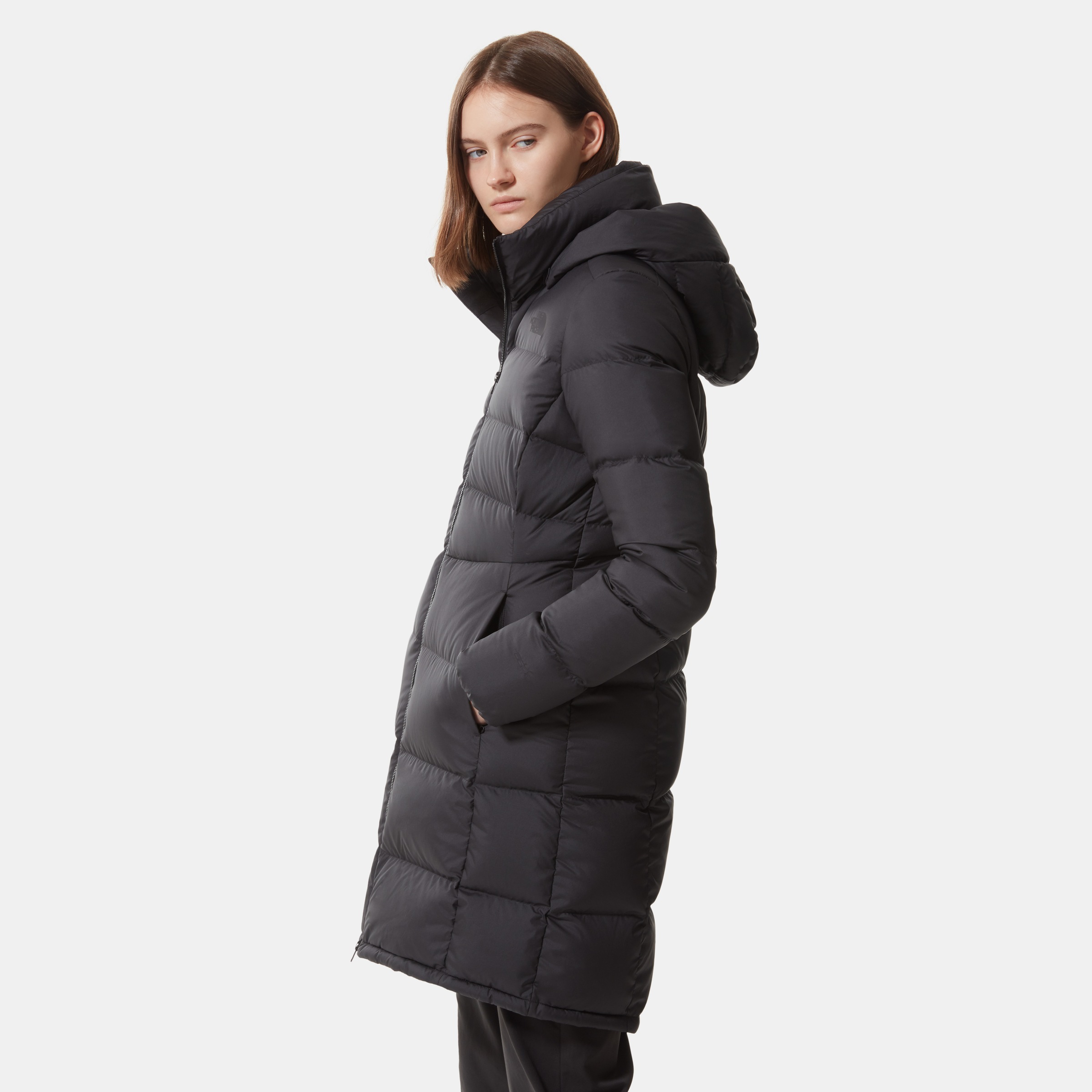 The North Face PARKA«, BAUR kaufen mit Logodruck online | Daunenjacke »W METROPOLIS Kapuze, mit