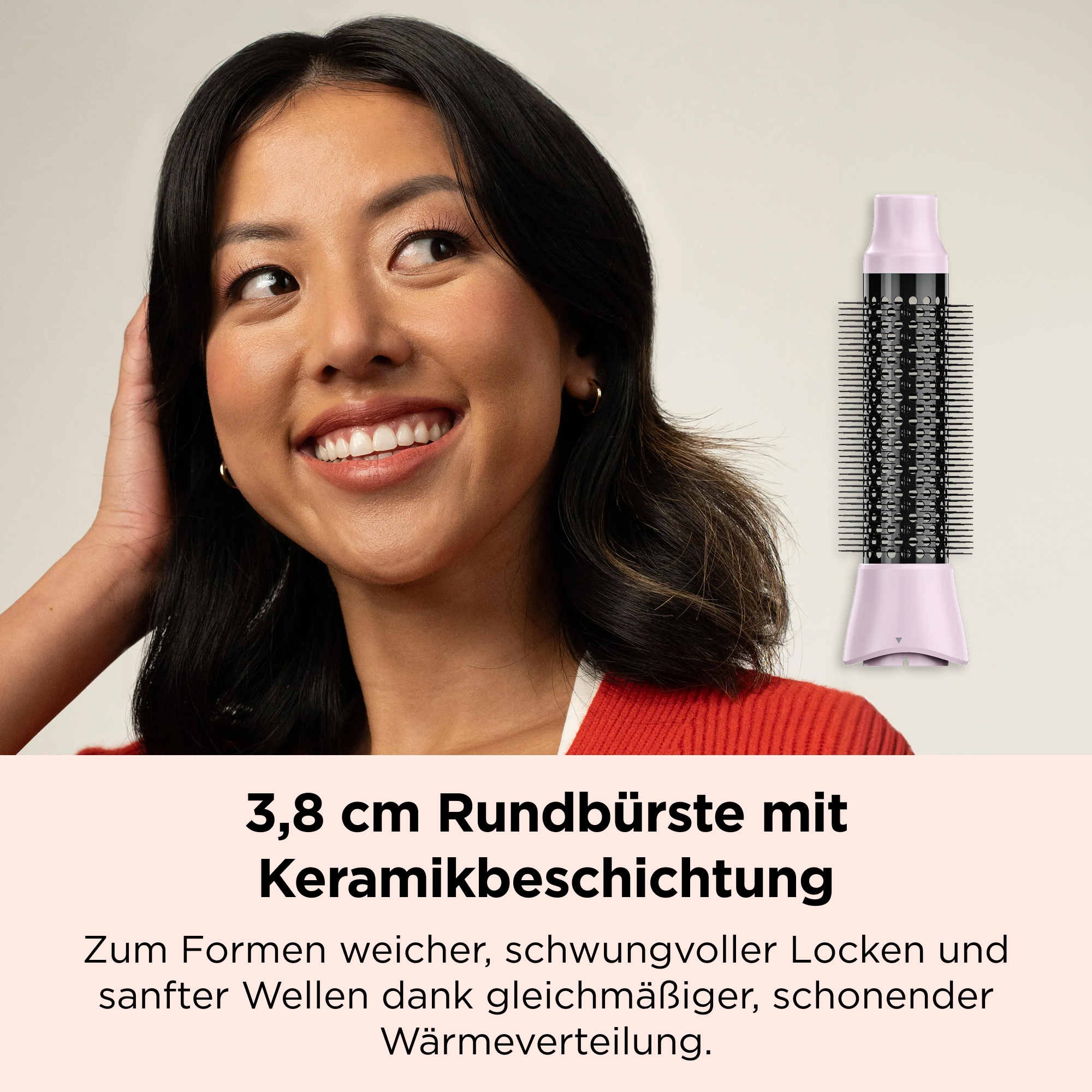 Revlon »One‑Step™ 5‑in‑1 Multi Air Styler Pink Titanium Edition, RVDR5376E« 5 Aufsätze Unbegrenzte Möglichkeiten dank 5 hochwertiger Stylingköpfe, mit Tasche