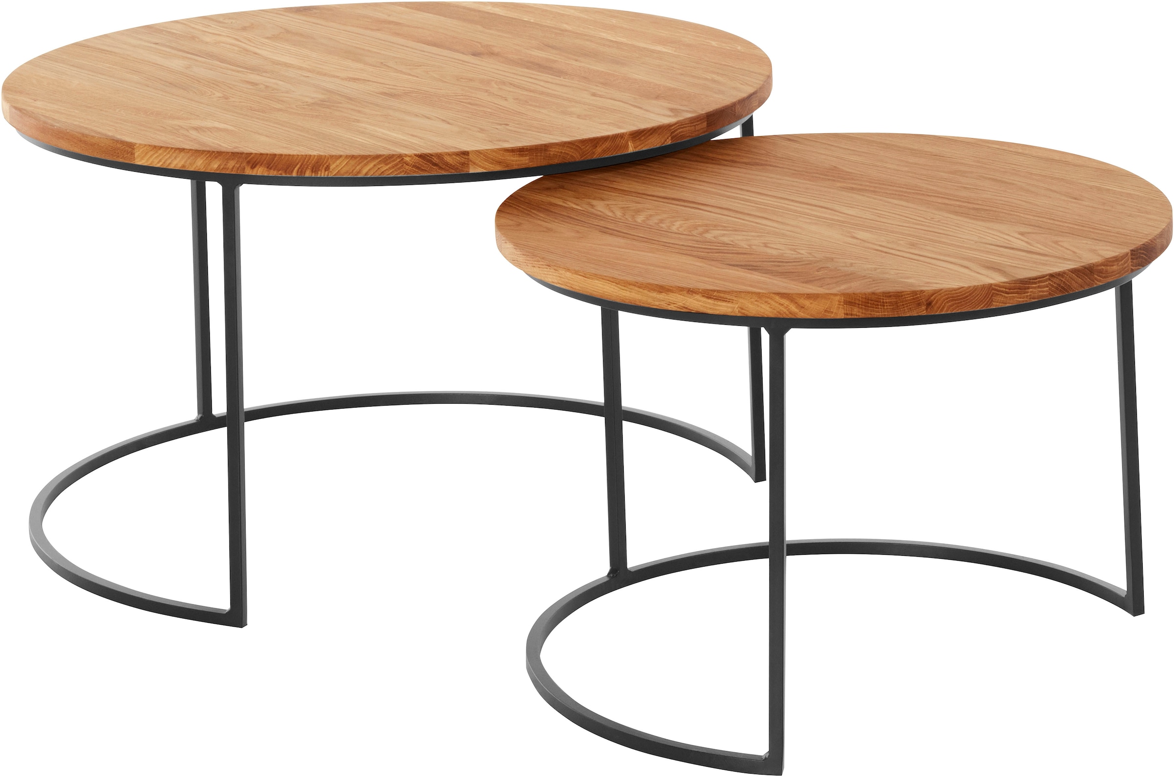 andas Couchtisch "Caprinus", (Maße (B/T/H): 75/75/39 und 58/58/39 cm), aus günstig online kaufen