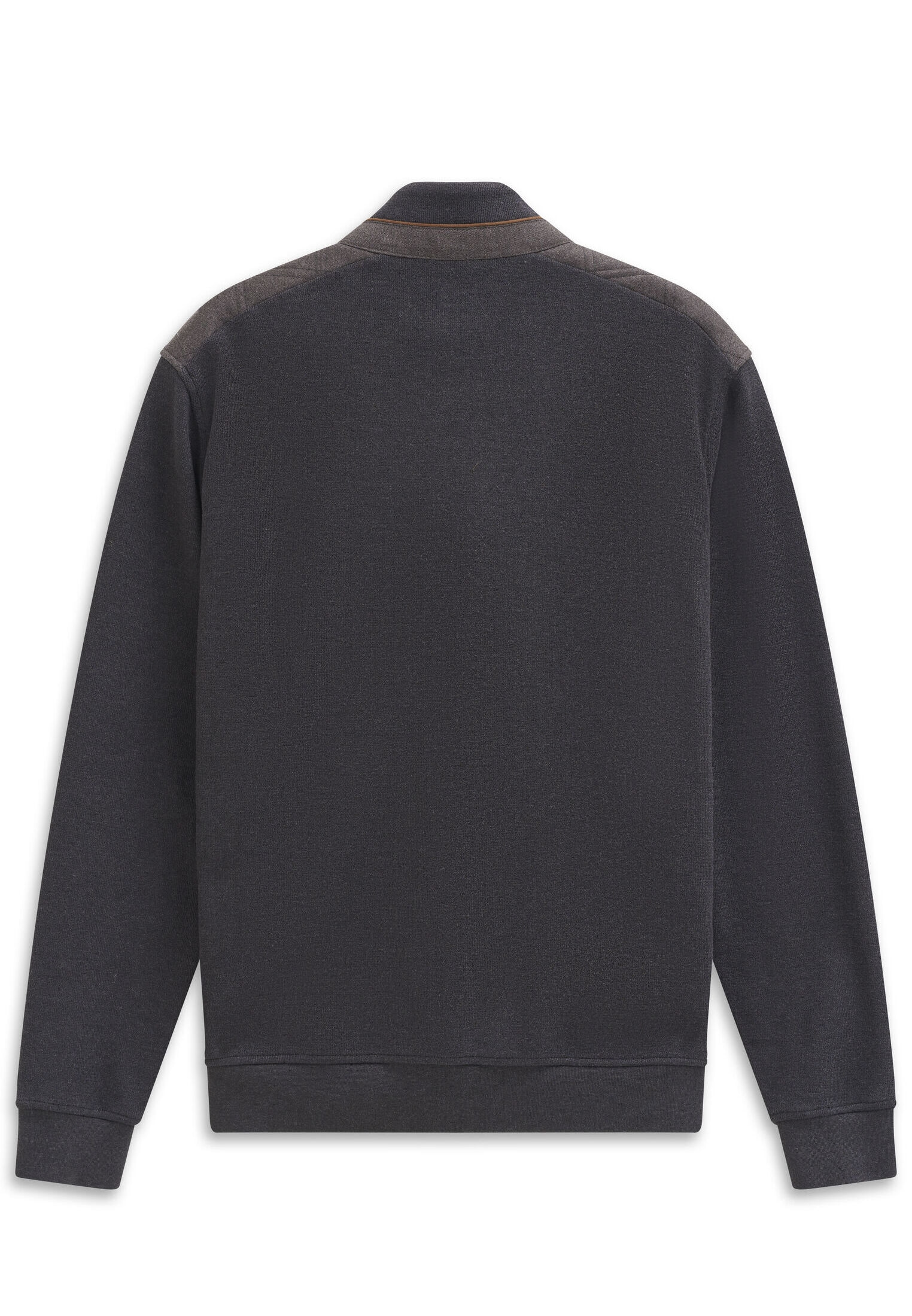 bugatti Sweatjacke »Regular Fit«, mit Rautensteppung und Stehkragen