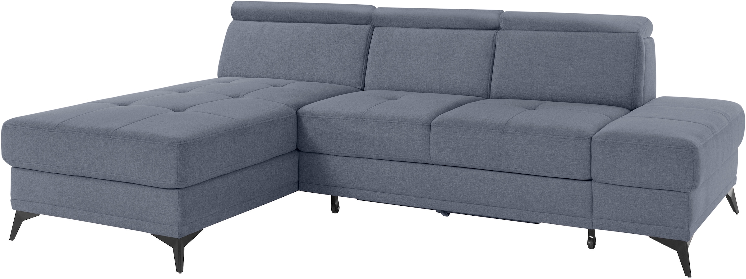 INOSIGN Ecksofa »Cardiz L-Form«, inkl.Kopfteilverstellung und Federkern wahlweise mit Bettfunktion