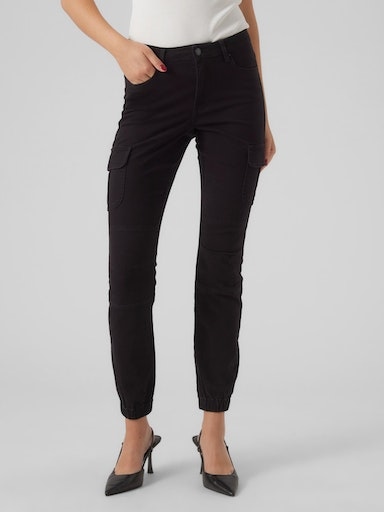 Vero Moda Cargohose "VMIVY MR ANKLE CARGO PANTS NOOS"