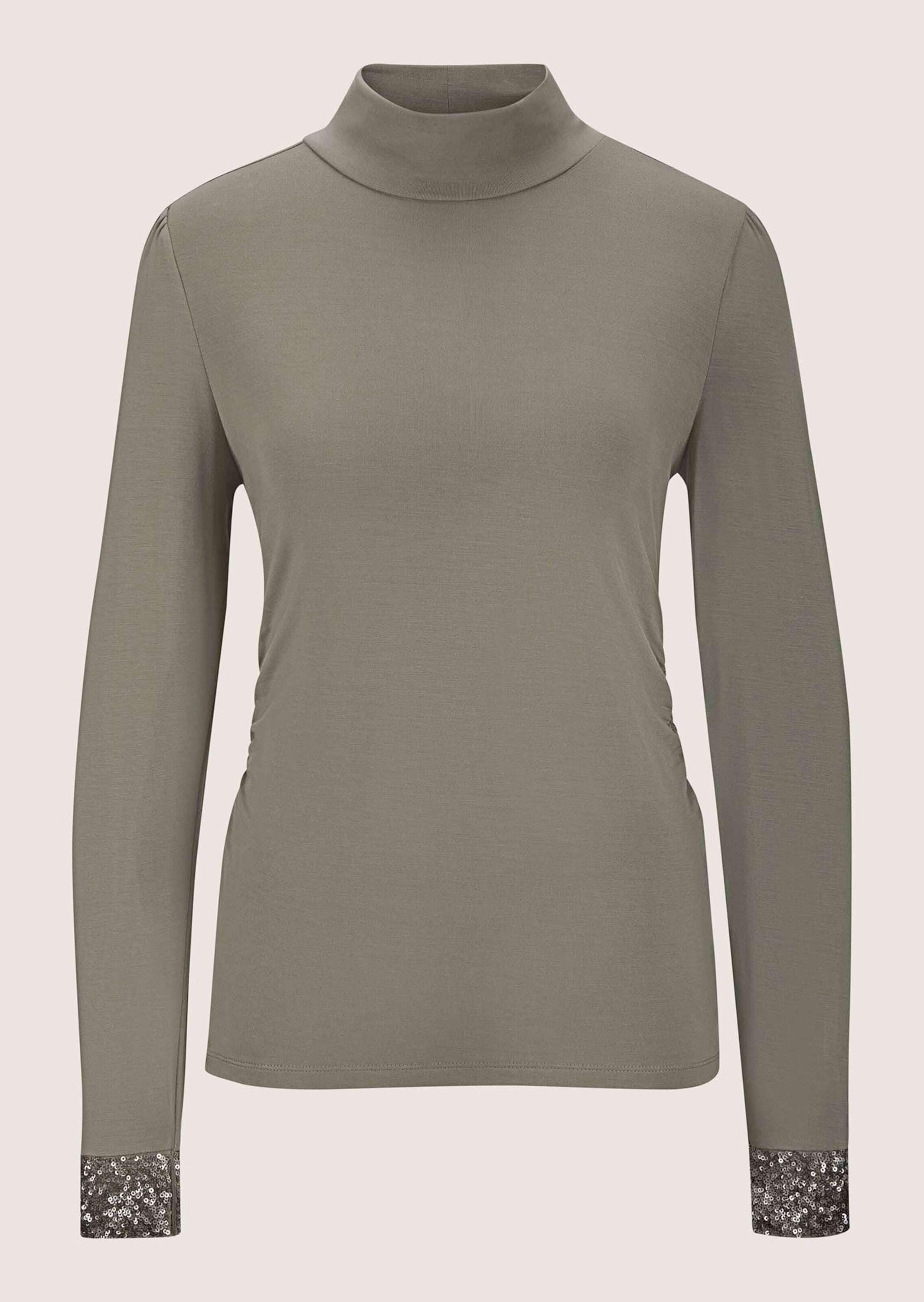 MADELEINE Langarmshirt "Shirt Elegantes Langarmshirt mit Stehkragen" günstig online kaufen