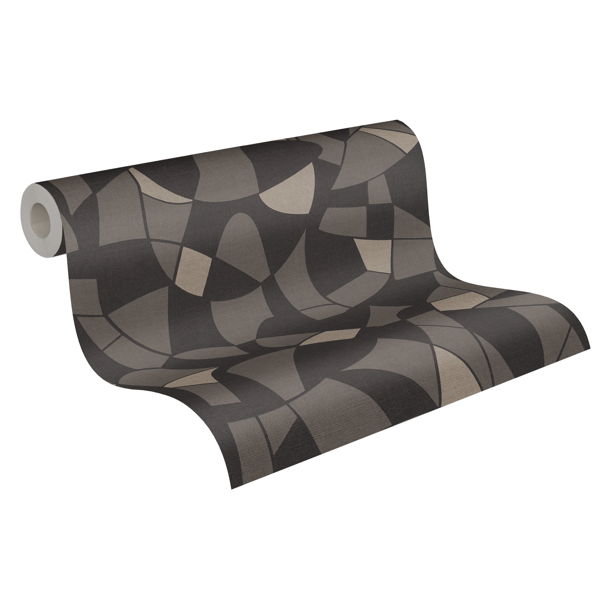 A.S. Création Vliestapete "Antigua Tapete mit Formen" gemustert matt neutral leicht strukturiert Grafiktapete Retrotapete Tapeten Wohnzimmer Schlafzimmer Küche Design