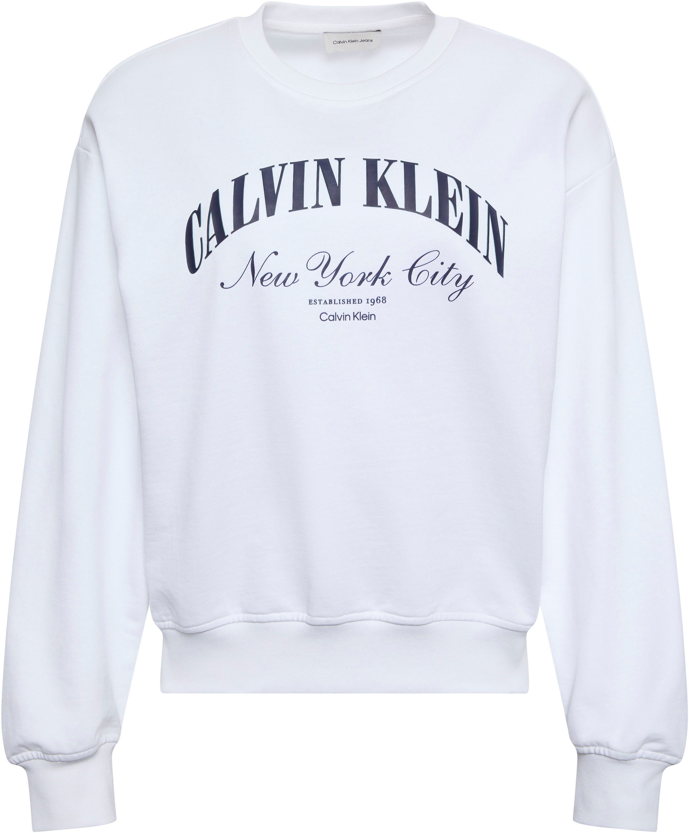 Calvin Klein Jeans Sweatshirt, Regular fit, mit Druck günstig online kaufen
