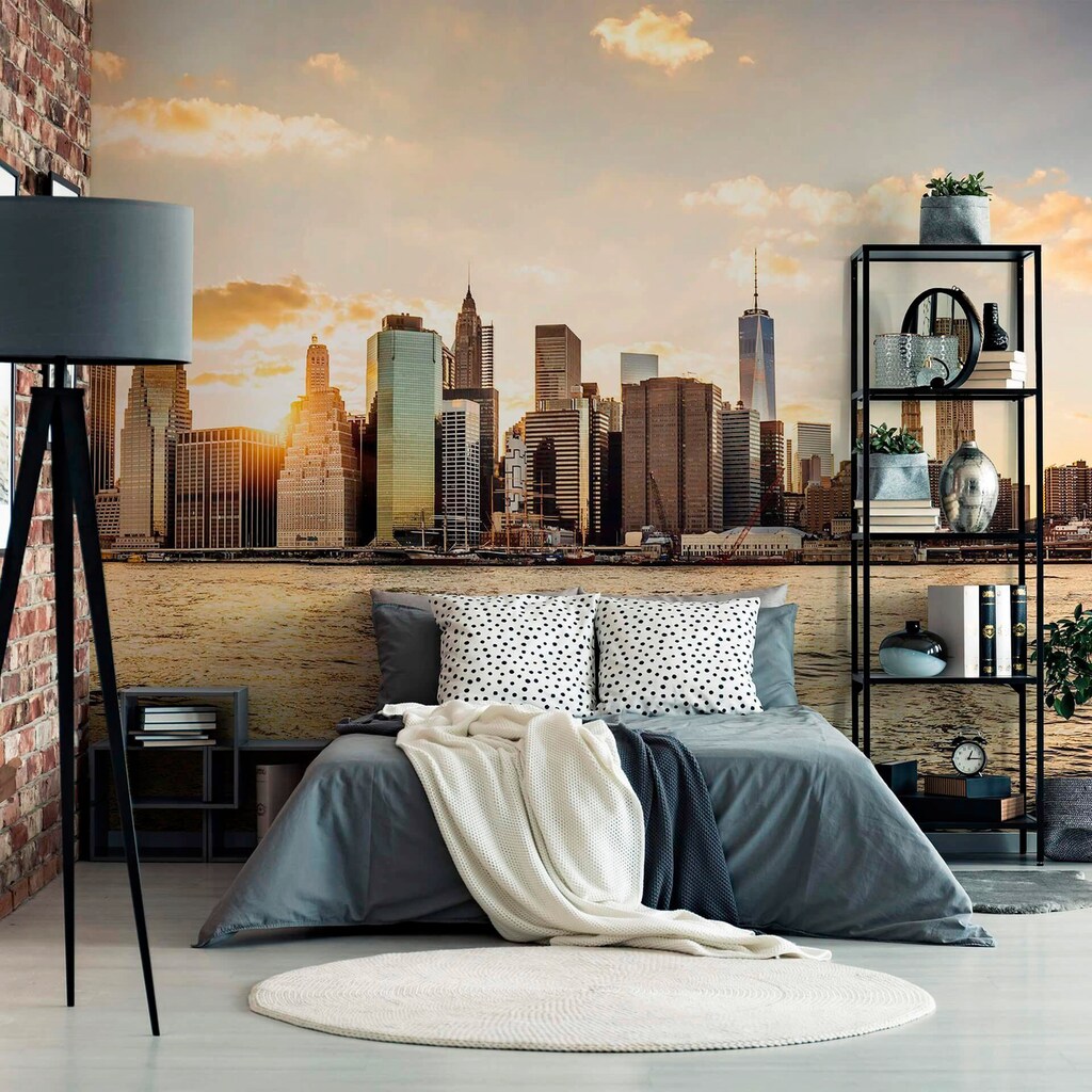 living walls Fototapete »New York City Manhattan Skyline«