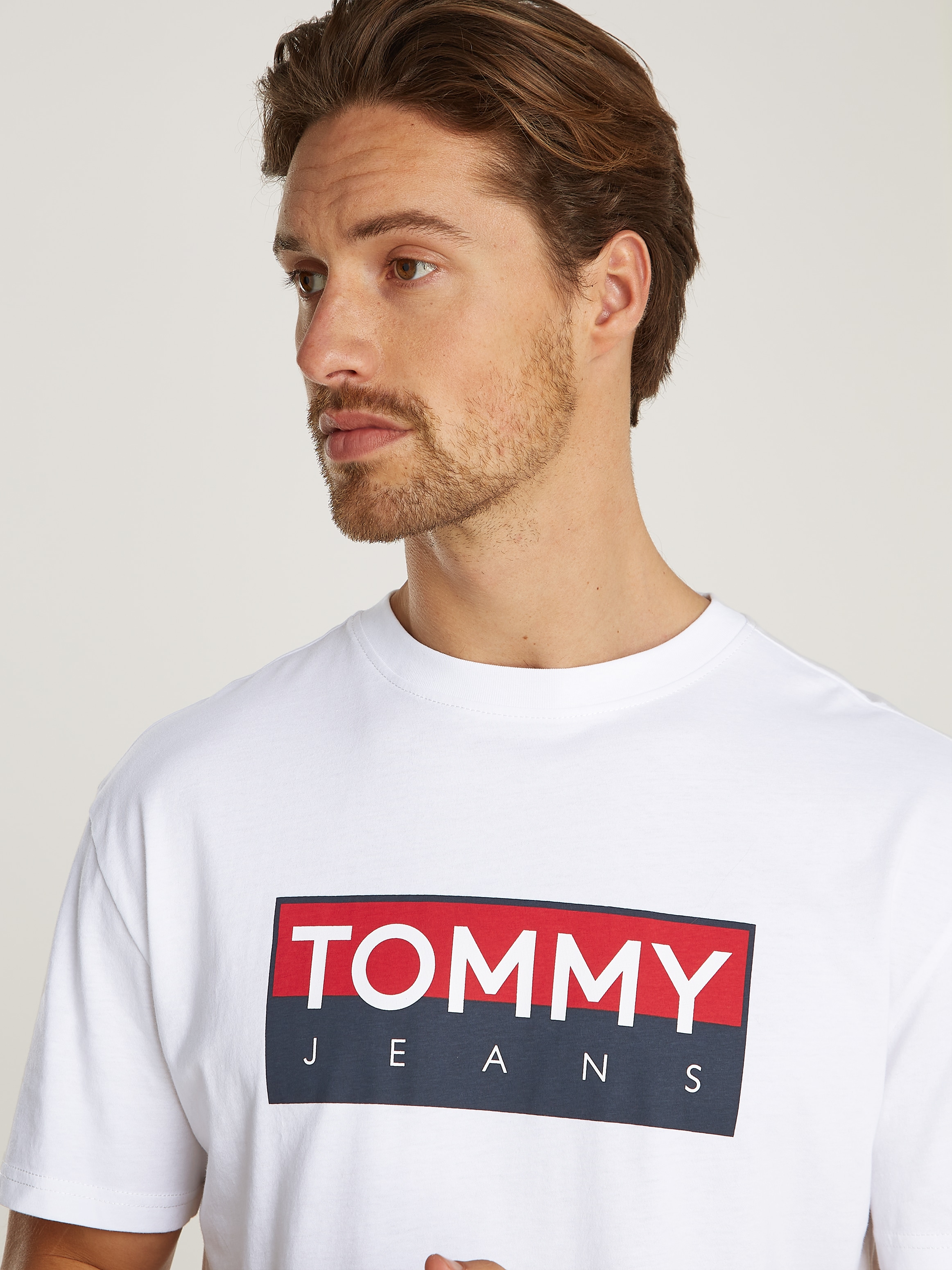 Tommy Jeans Plus T-Shirt "TJM REG RWB TOMMY ENTRY TEE EXT", Große Größen günstig online kaufen