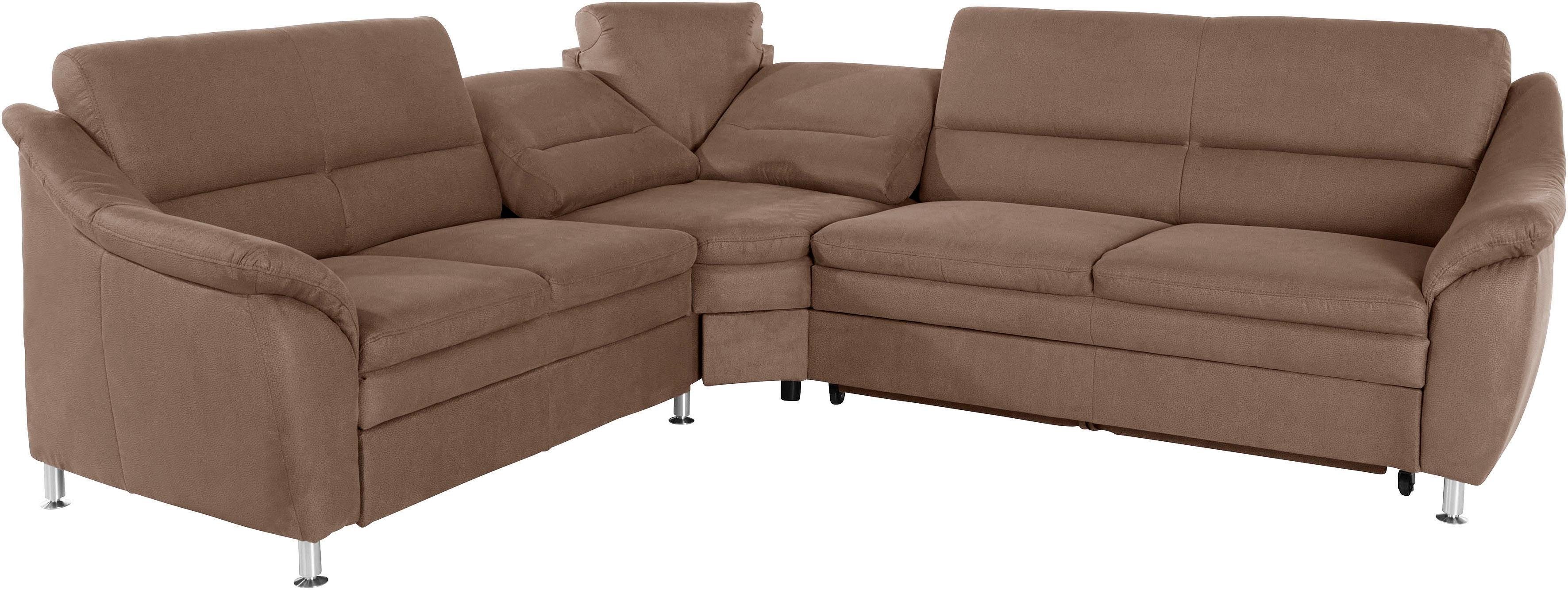 Thumbnail - PLACES OF STYLE Ecksofa "Cardoso L-Form" mit Trapezecke für mehr Sitzkomfort, wahlweise auch mit Bettfunktion