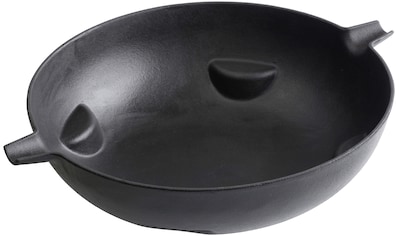 Wok, Gusseisen, 35,3 cm Durchmesser