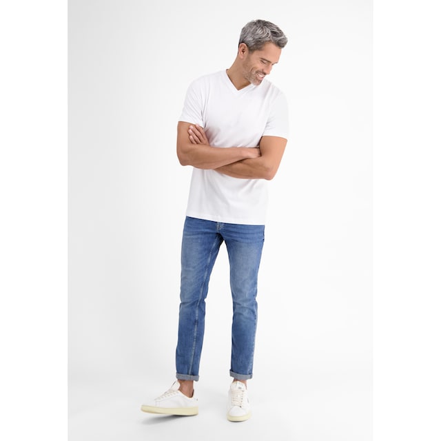 Doppelpack T-Shirt V-Neck Baumwollqualität« »LERROS Premium in | BAUR T-Shirt, LERROS ▷ für