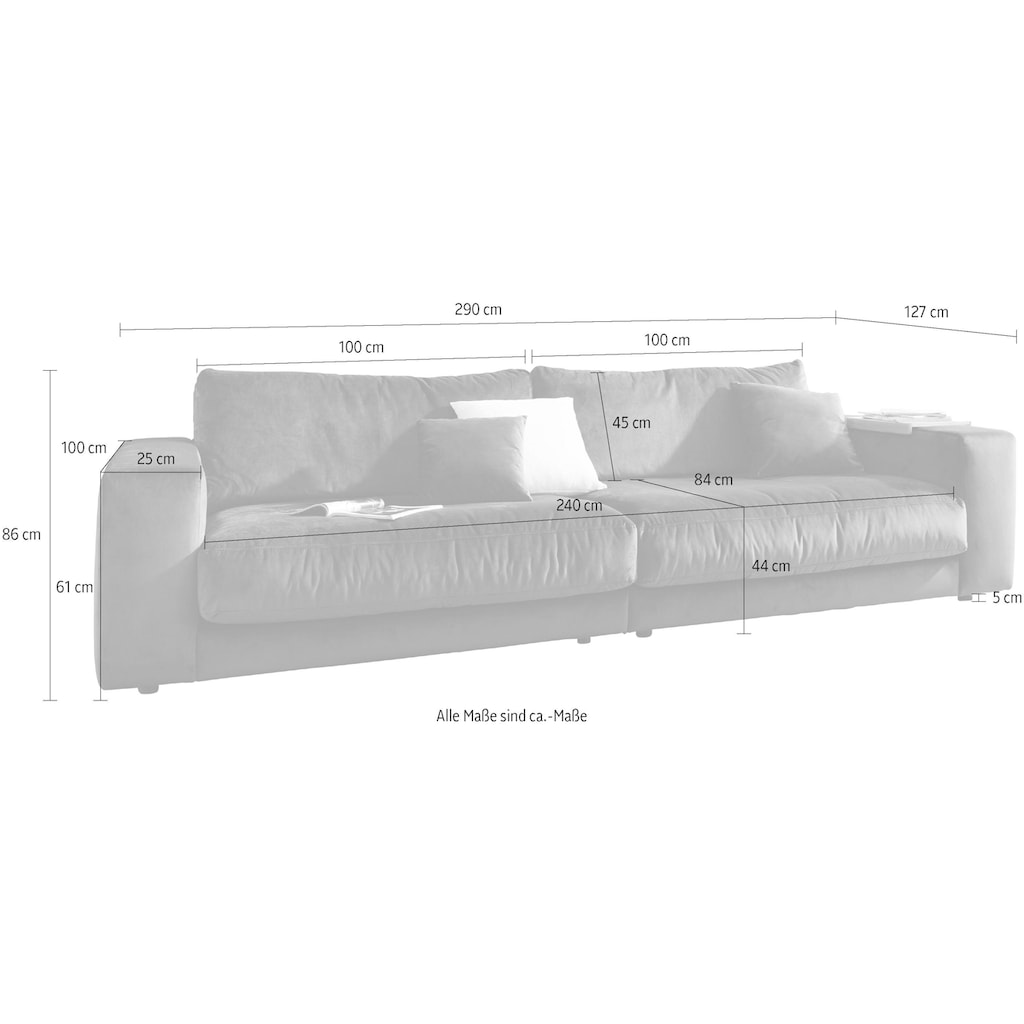 3C Candy Big-Sofa »Enisa II«