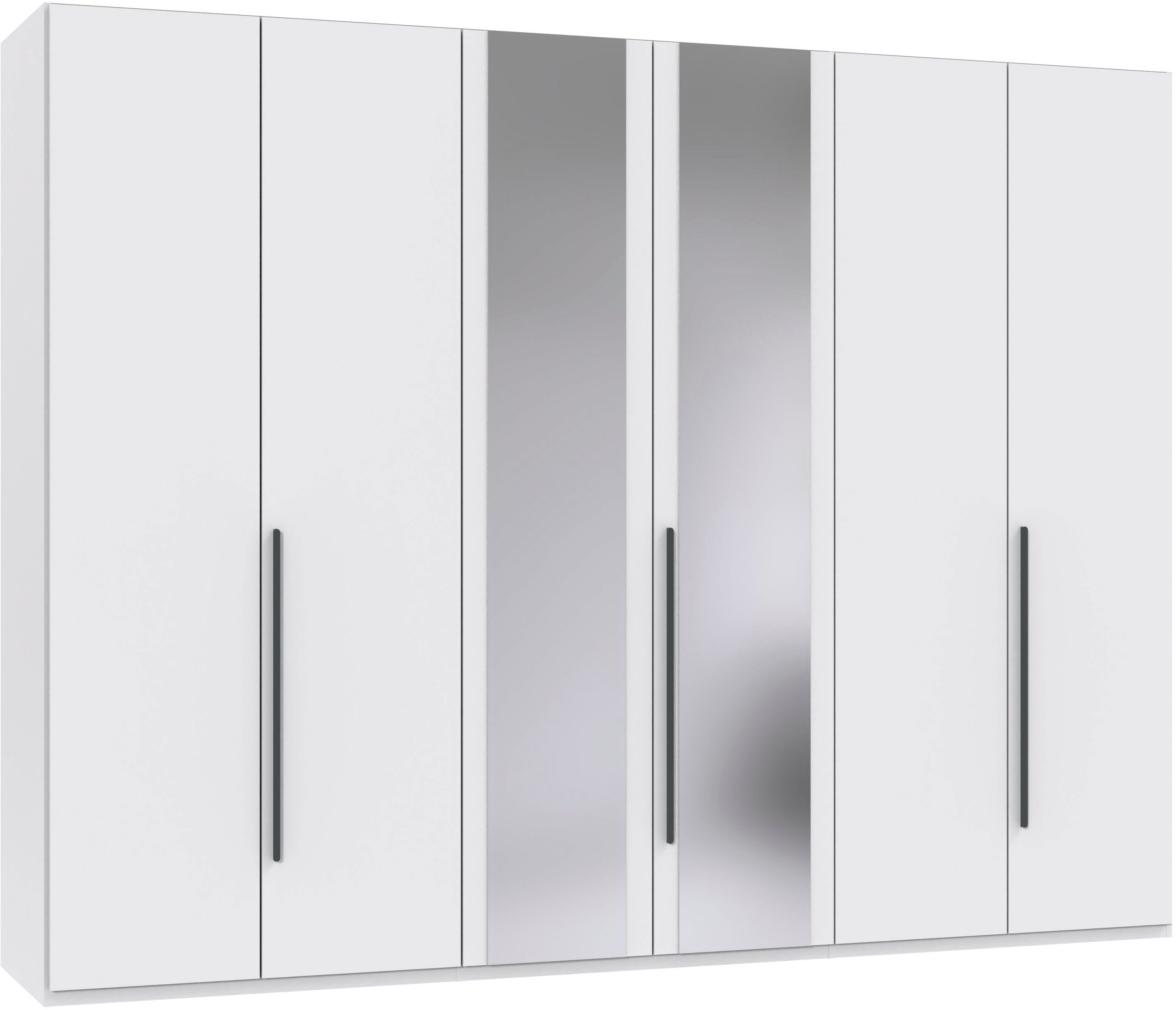 Wimex Drehtürenschrank "London in den Breiten 180cm, 225cm und 270cm erhältlich, inkl. Spiegel" Kleiderschrank wahlweise mit Basic- o. Premium-Ausstattung erhältlich