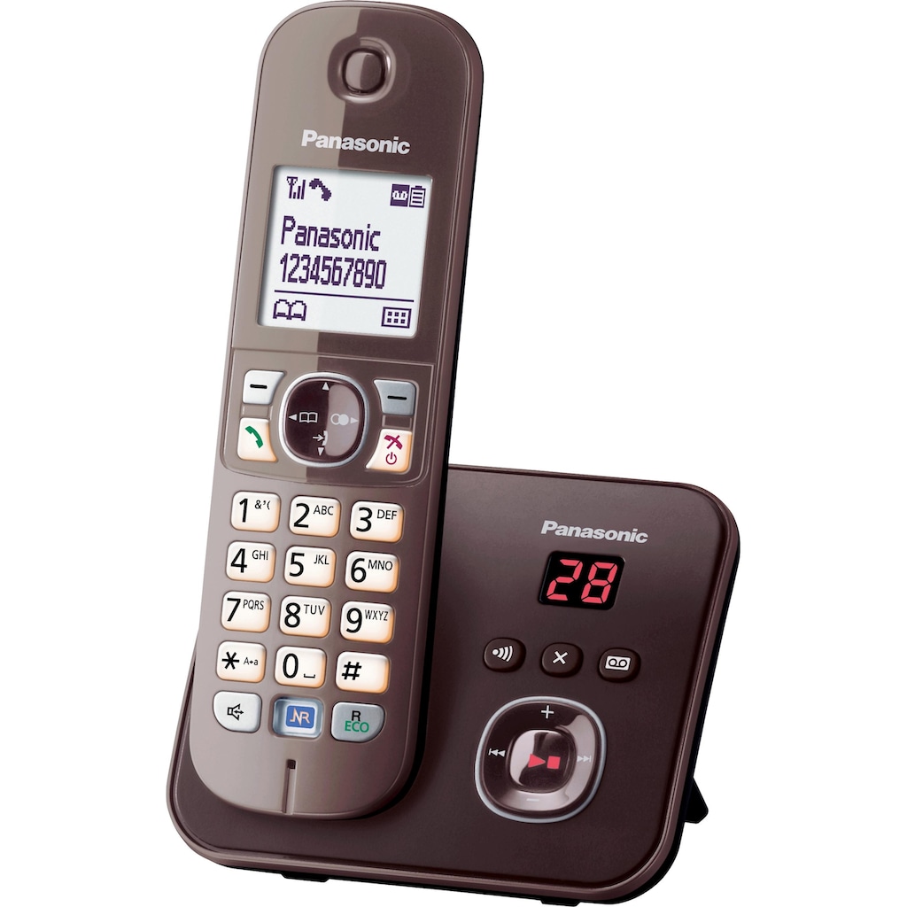 Panasonic Schnurloses DECT-Telefon »KX-TG6821G«, (Mobilteile: 1)