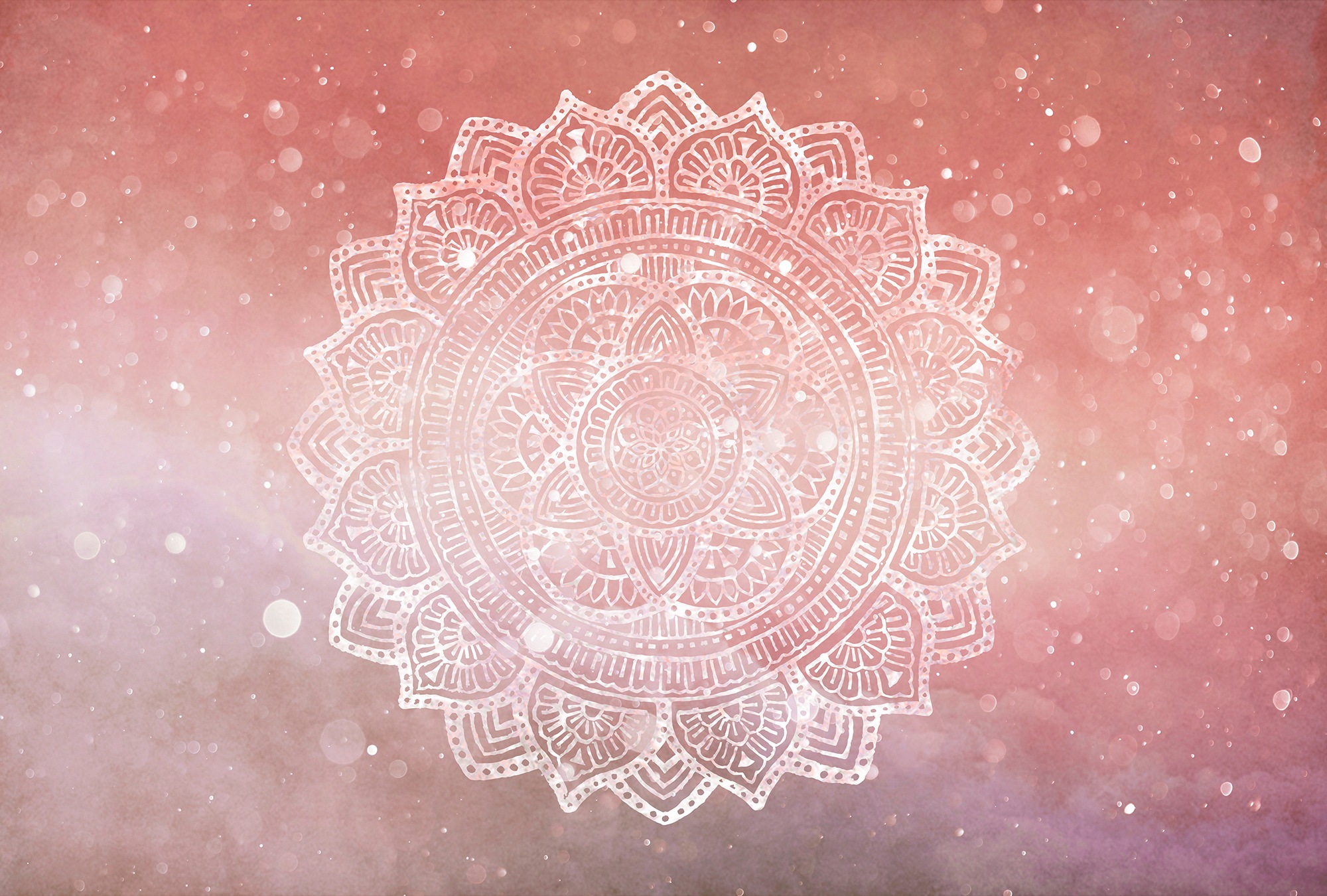 Architects Paper Fototapete "Atelier 47 Mandala Artwork 2" orientalisch gla günstig online kaufen