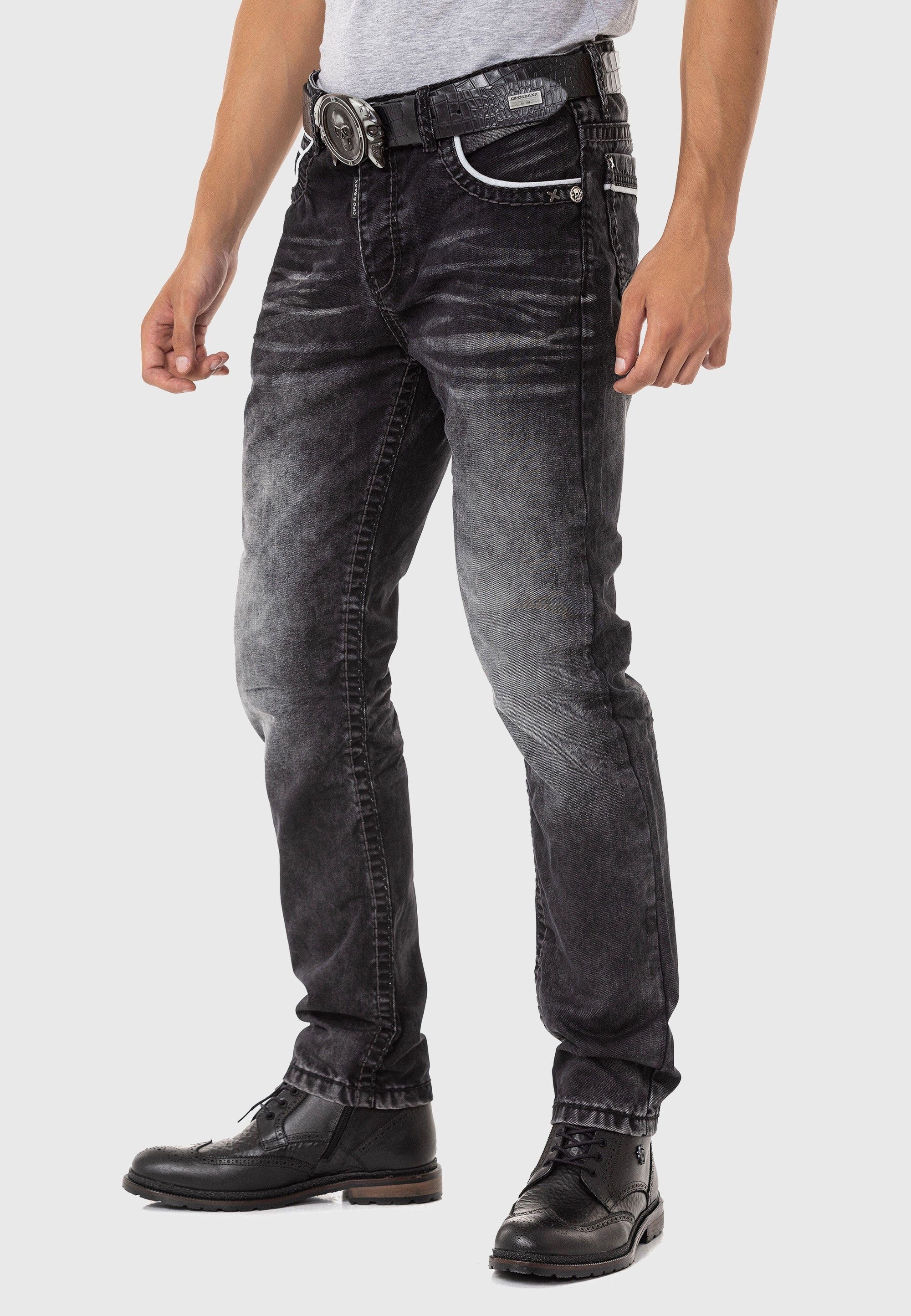 Cipo & Baxx Straight-Jeans »Jeans«, In Straight Fit, CD-148
