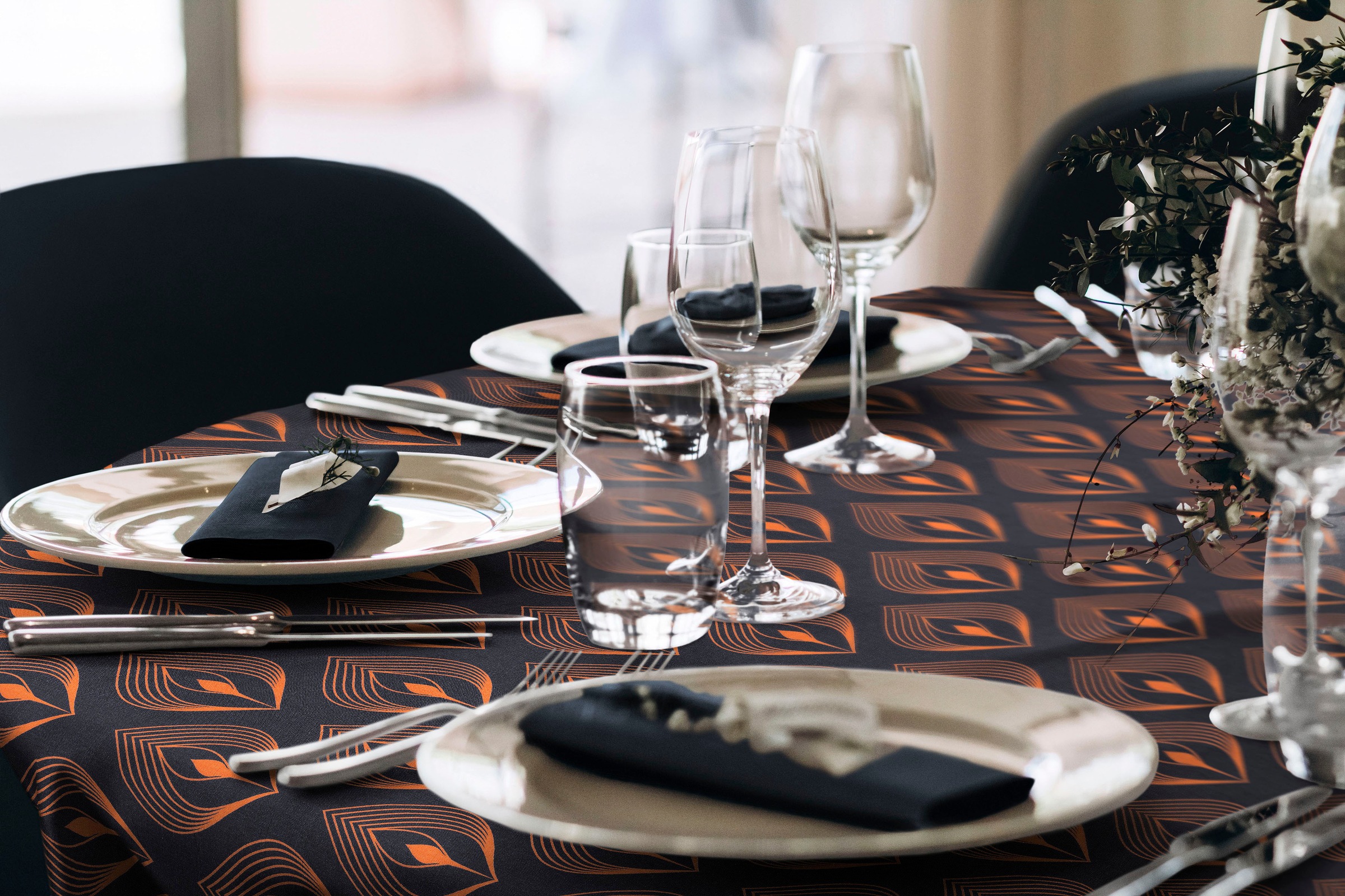 Adam Tischdecke "Feathers" aus 100% Bio-Baumwolle günstig online kaufen