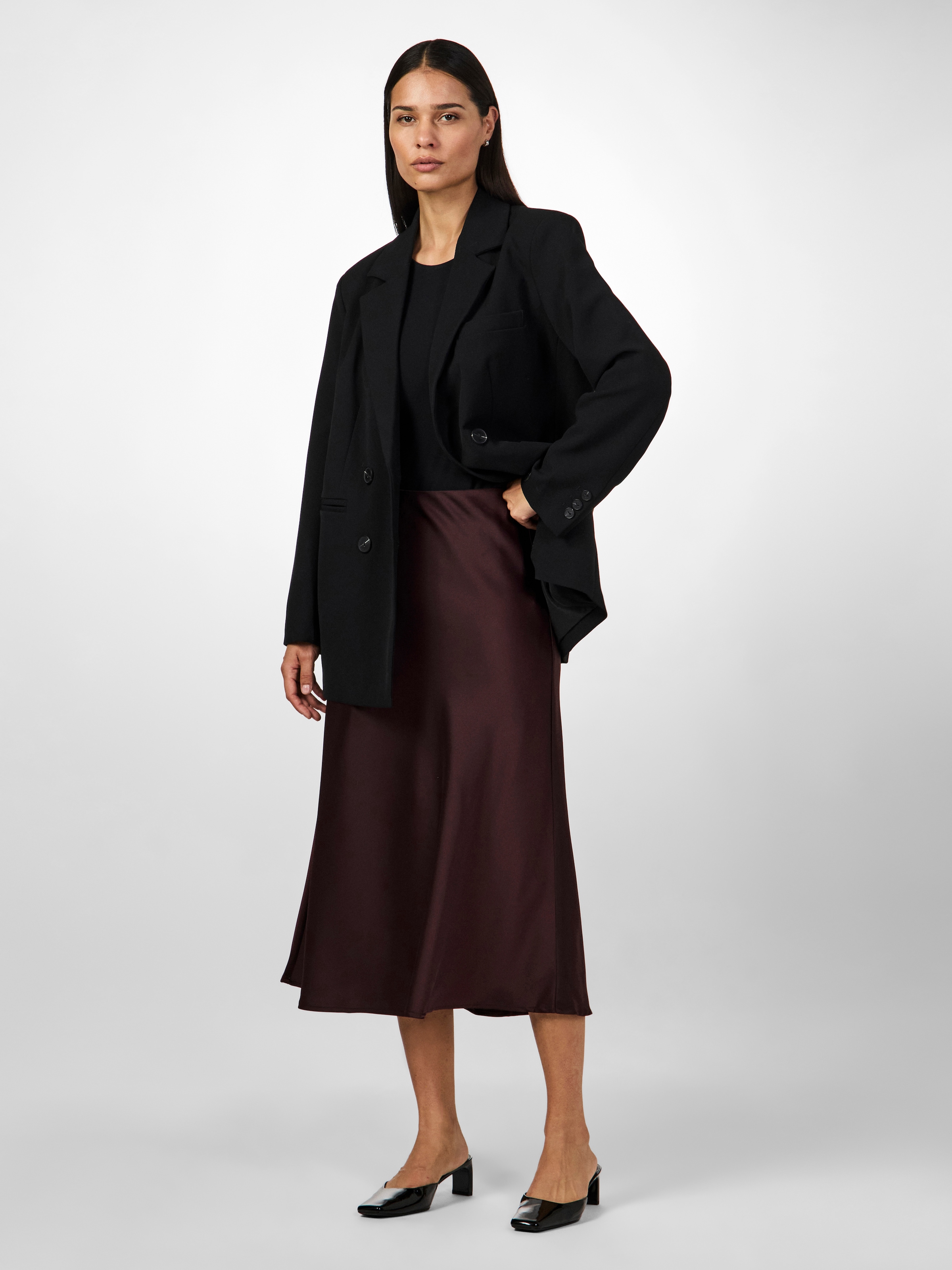 Y.A.S Midirock »YASPELLA HW MIDI SKIRT S. NOOS«