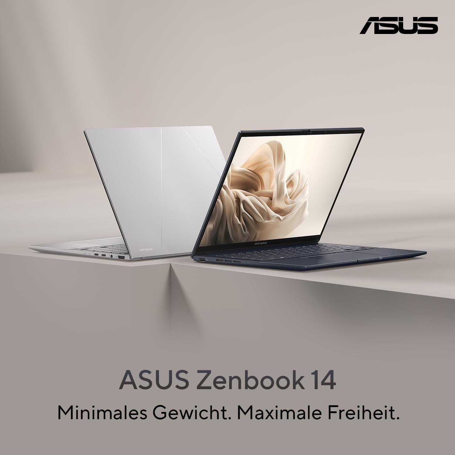 Asus Gaming-Notebook »ZenBook 14 U9-285H 16 1TB UX3405CA-PP221W«, 35,6 cm, / 14 Zoll, Intel, Core Ultra 9, 1000 GB SSD