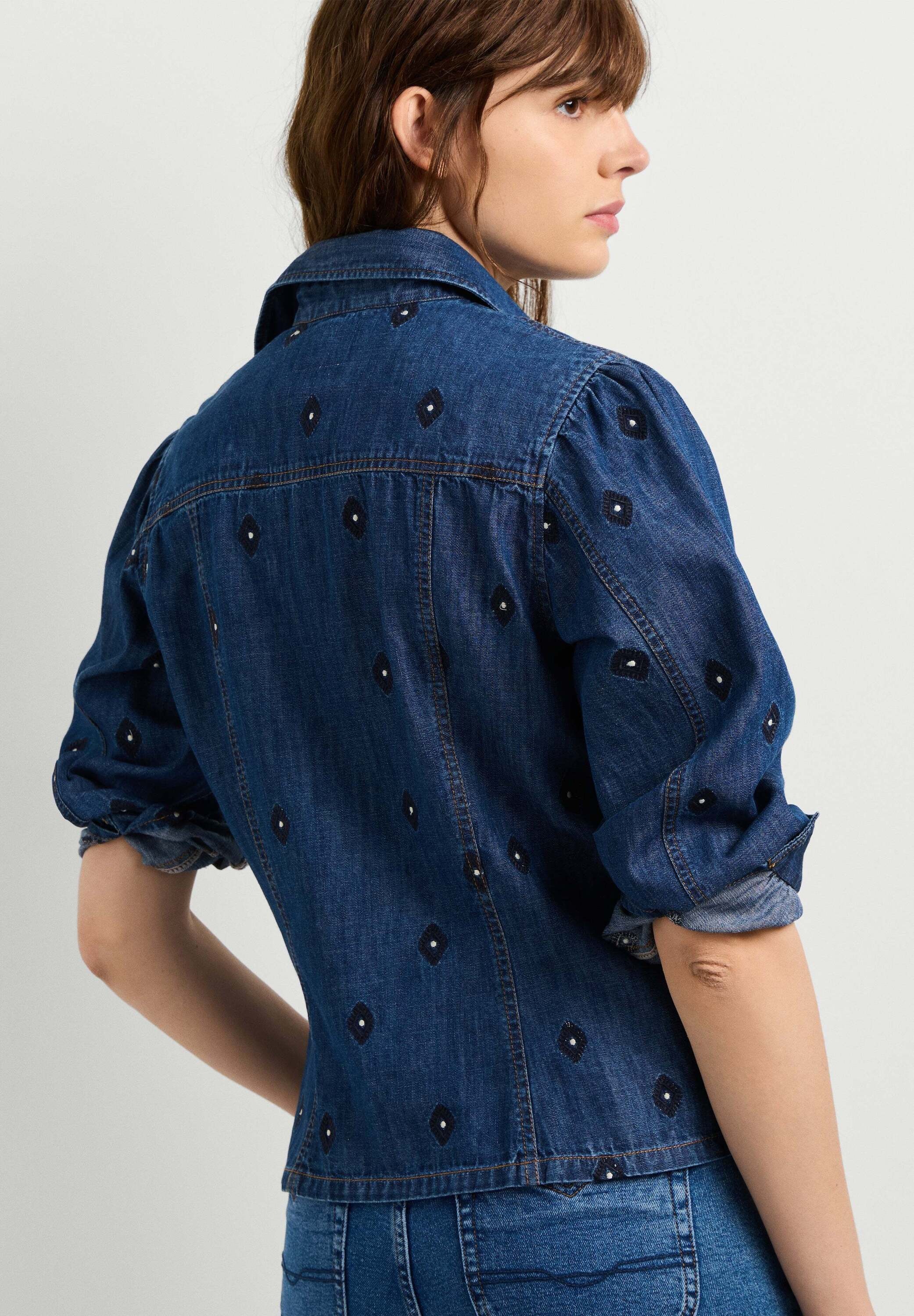 Pepe Jeans T-Shirt »denim shirt MACIE LS ANIMATED«