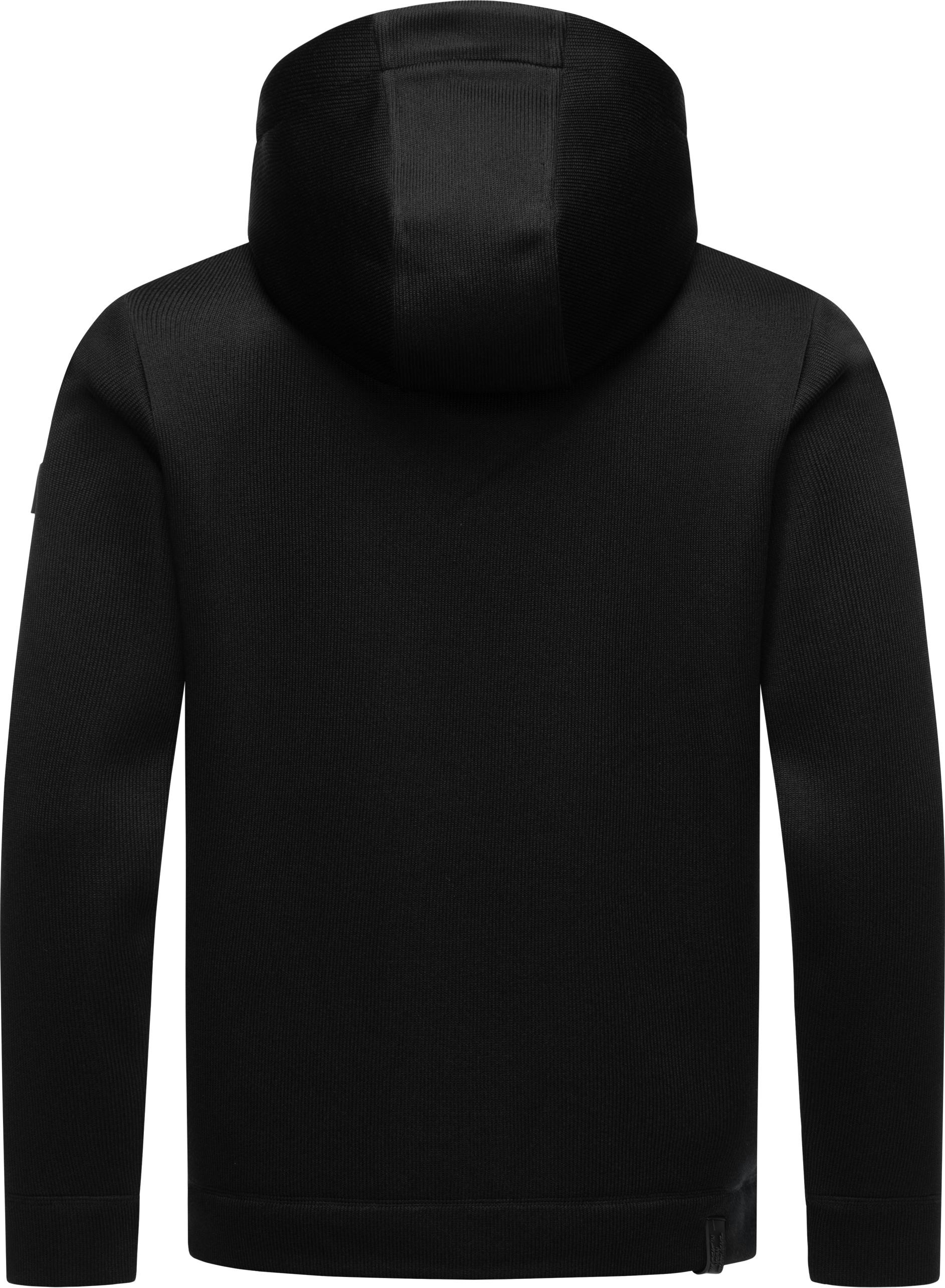 Thumbnail - Ragwear Kapuzenstrickjacke "Fabian" Herren Basic Rippstrick-Jacke mit Kapuze