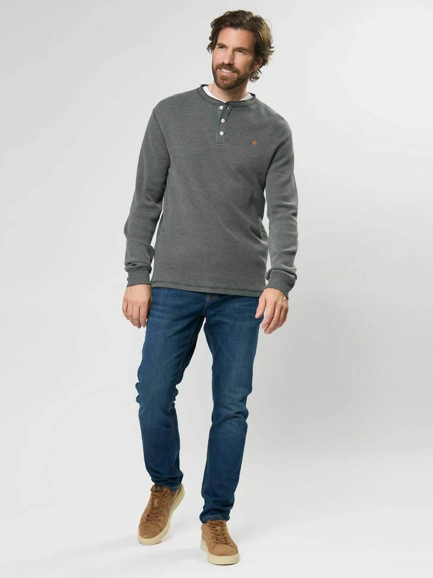 MCS Kurzarmhemd »MCS T-shirt long sleeve Colt«