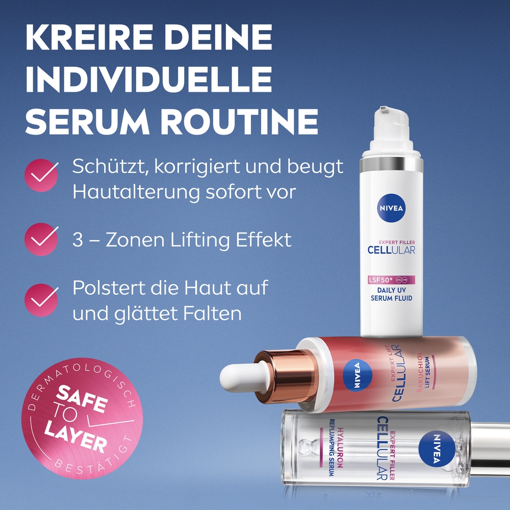 Nivea Pflege-Set »CELLULAR Luminous Tagespflege+ Intensiv Serum« Gegen Pigment- und Altersflecken, auch für sensible Haut.