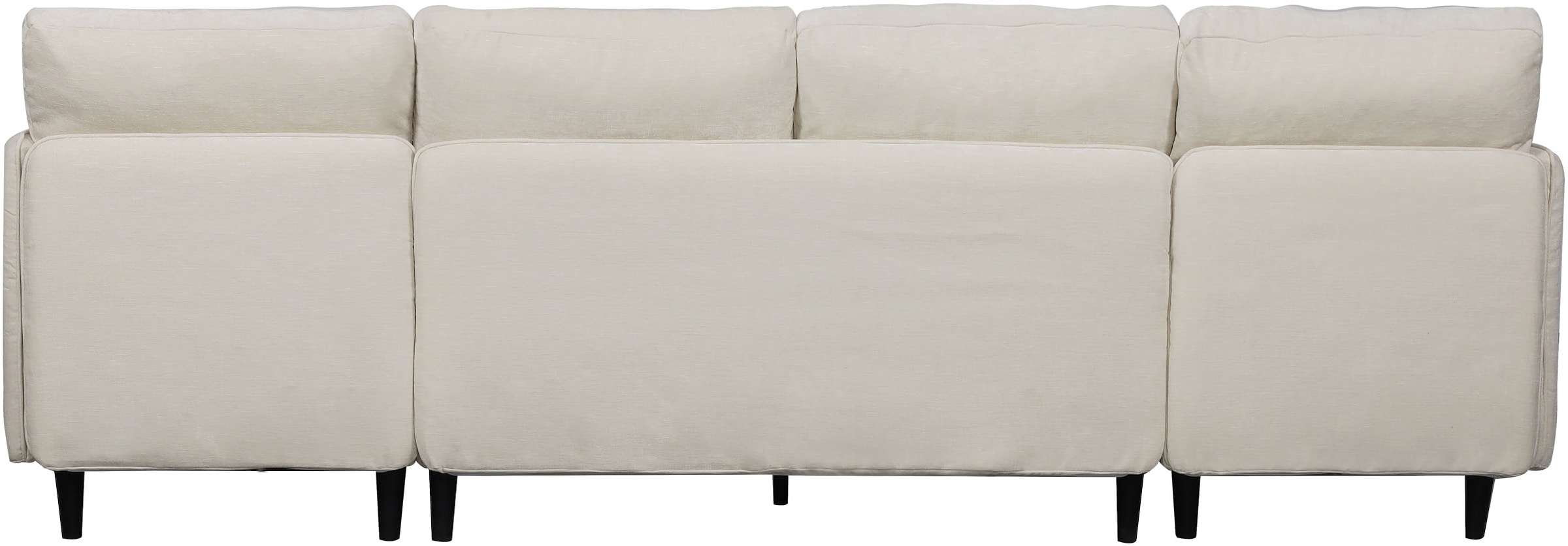 Dorel Home Wohnlandschaft »LINDHUS, U-Form, Breite 254 cm, verschiedene Stellvarianten, Modulsofa« Recamiere, Stauraum, Cord und Chenille-Bezug