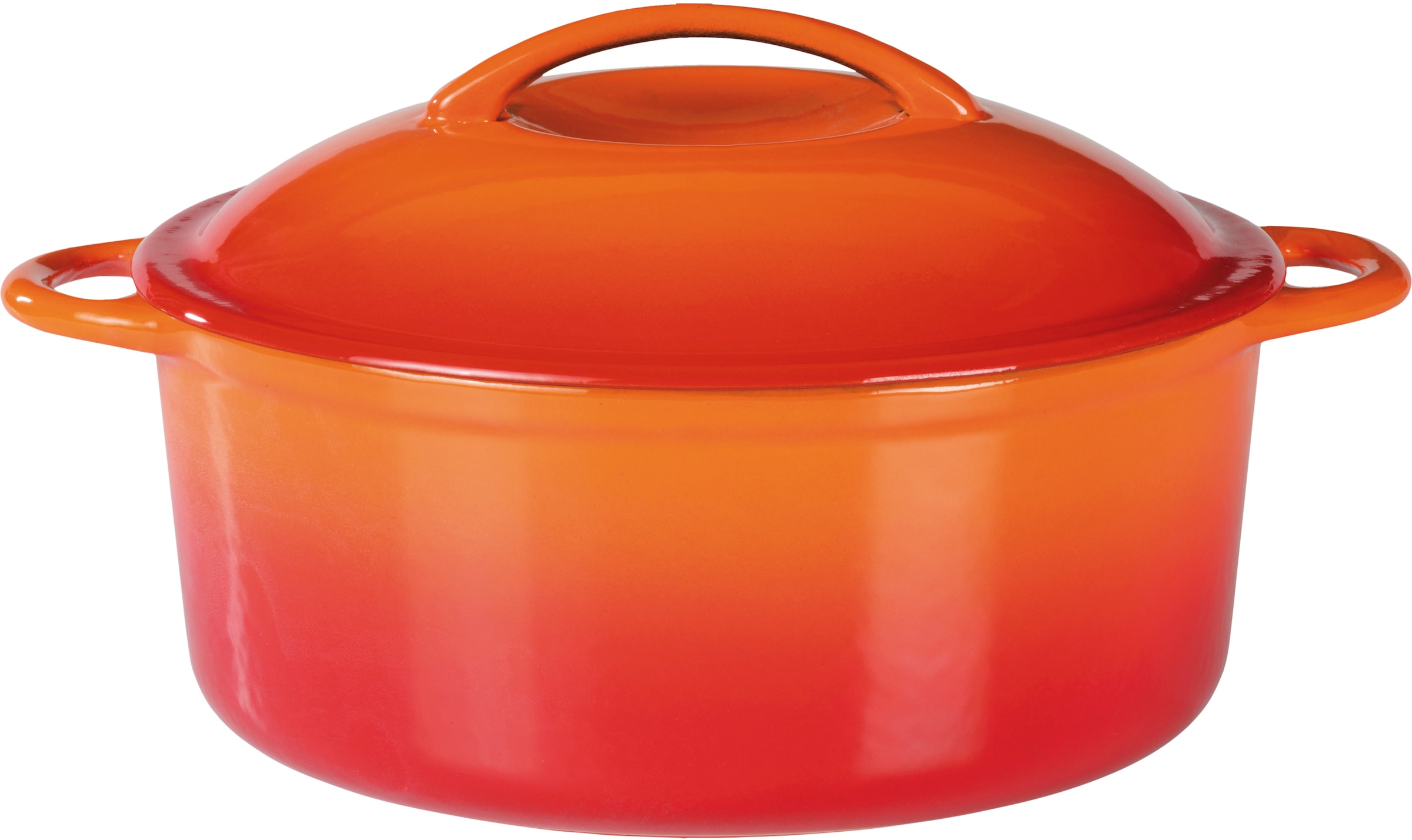 GSW Topf-Set »Orange Shadow«, Gusseisen, (Set, 4 tlg.), Induktion kaufen |  BAUR