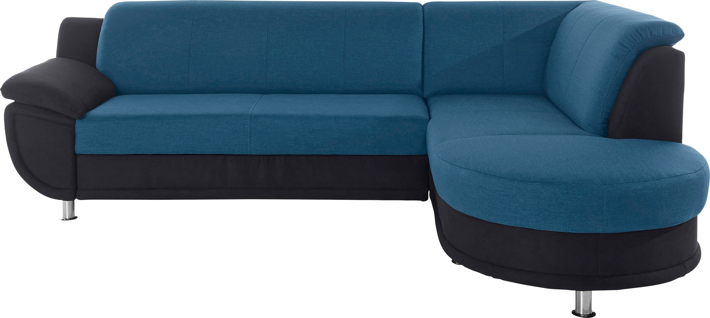 TRENDMANUFAKTUR Ecksofa »Rondo 3, L-Form«, mit Ottomane und Federkern, wahlweise mit Bettfunktion