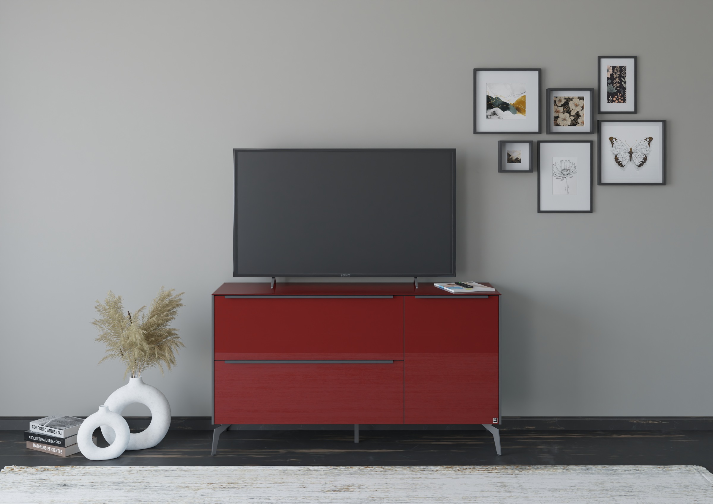 set one by Musterring Lowboard "Reno" 1 Stk. tlg. Mit Winkelfuß in diversen günstig online kaufen