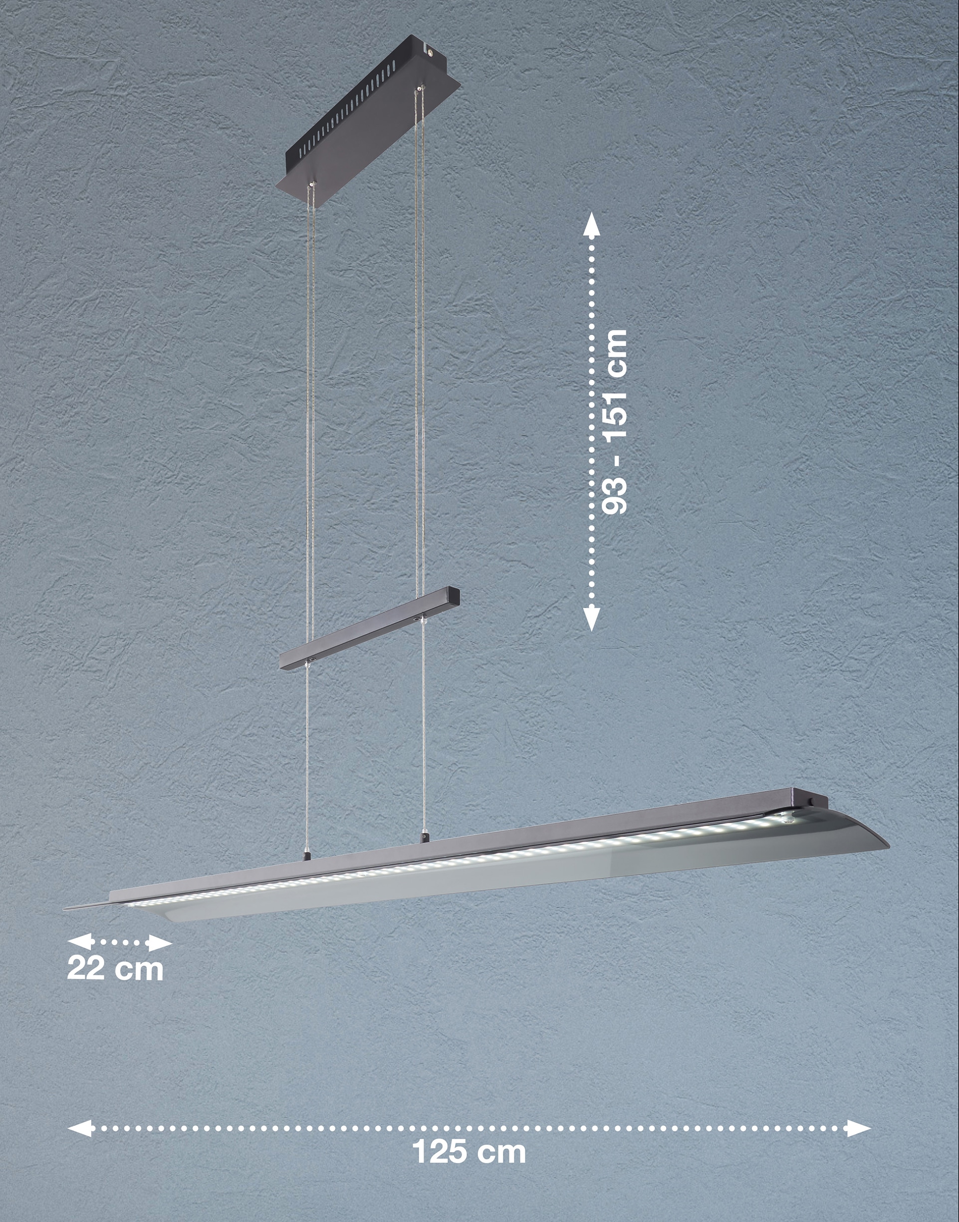 FISCHER & HONSEL LED Pendelleuchte »Nana«, 1 flammig, Leuchtmittel LED-Modul | LED fest integriert
