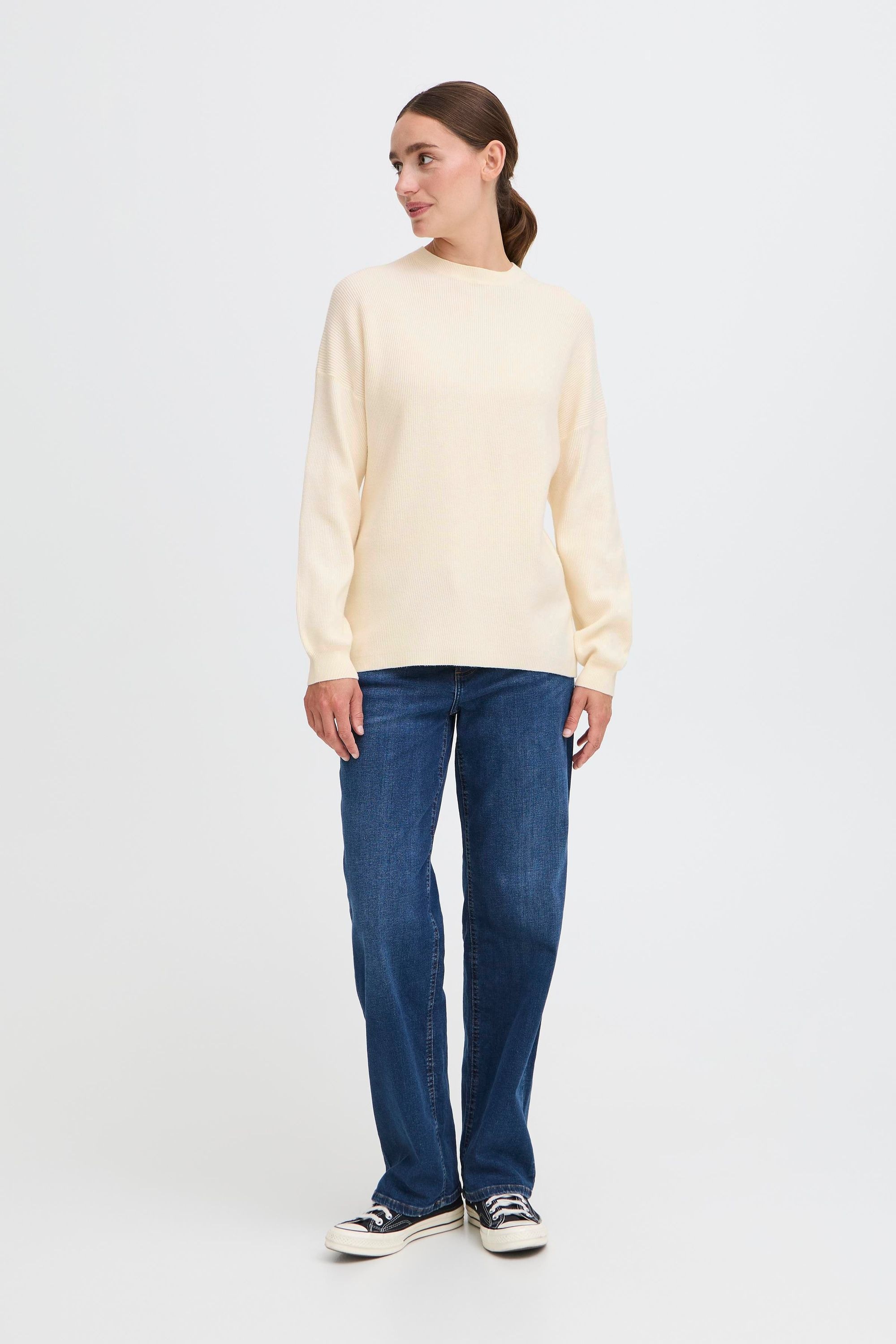 OXMO Strickfleece-Pullover »Strickpullover OXIFANSY«