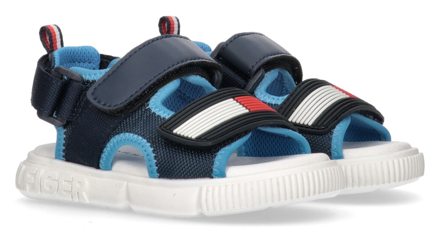 Tommy Hilfiger Sandale "VELCRO SANDAL", Sommerschuh, Klettschuh, Sandalette, mit 3 Klettverschlüssen