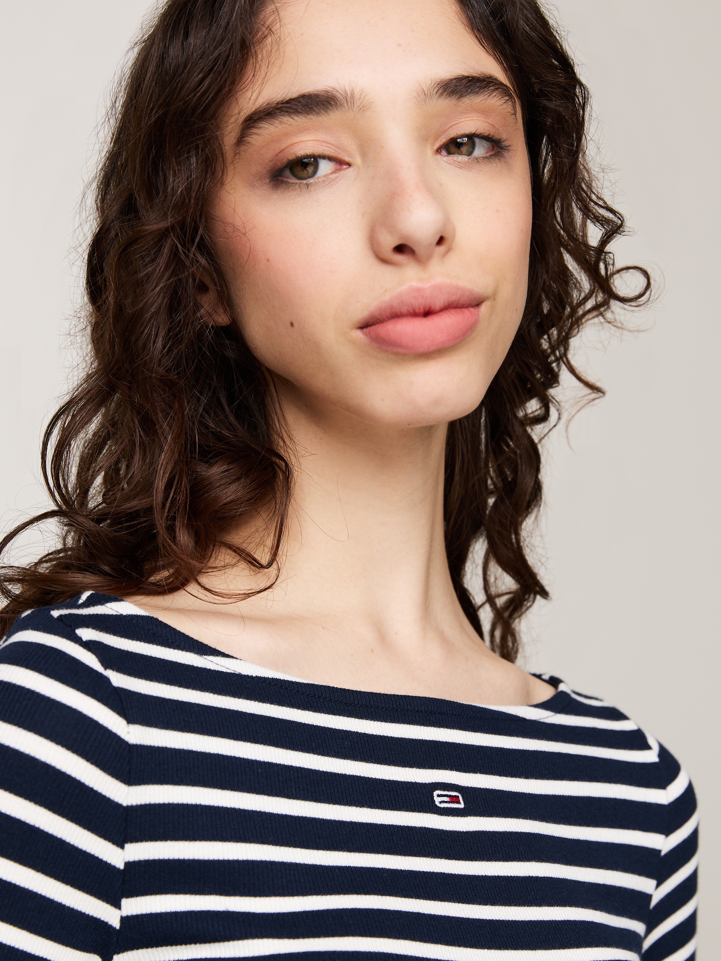 Tommy Jeans Langarmshirt "TJW BRETON STRIPE LS", im Streifendesign günstig online kaufen