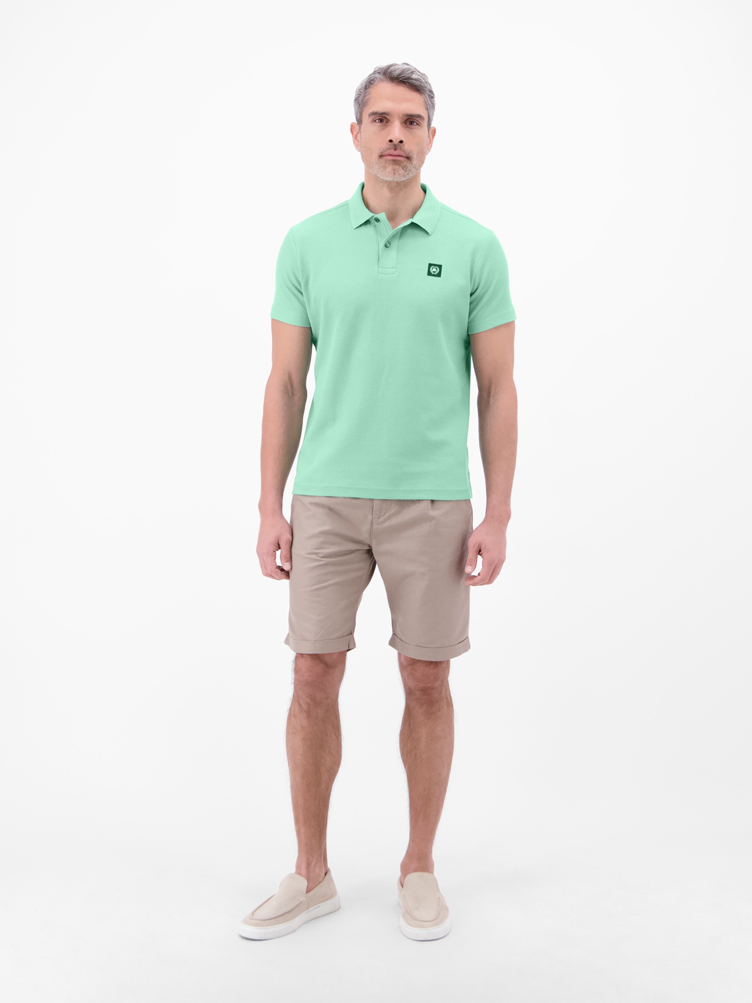 LERROS Poloshirt »Poloshirt mit Waffelstruktur aus 100 % Baumwolle«