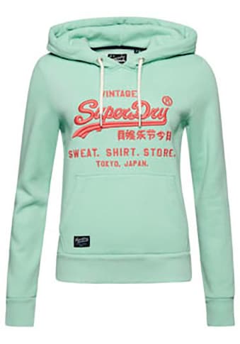 Superdry Sportinis megztinis su gobtuvu »NEON V...