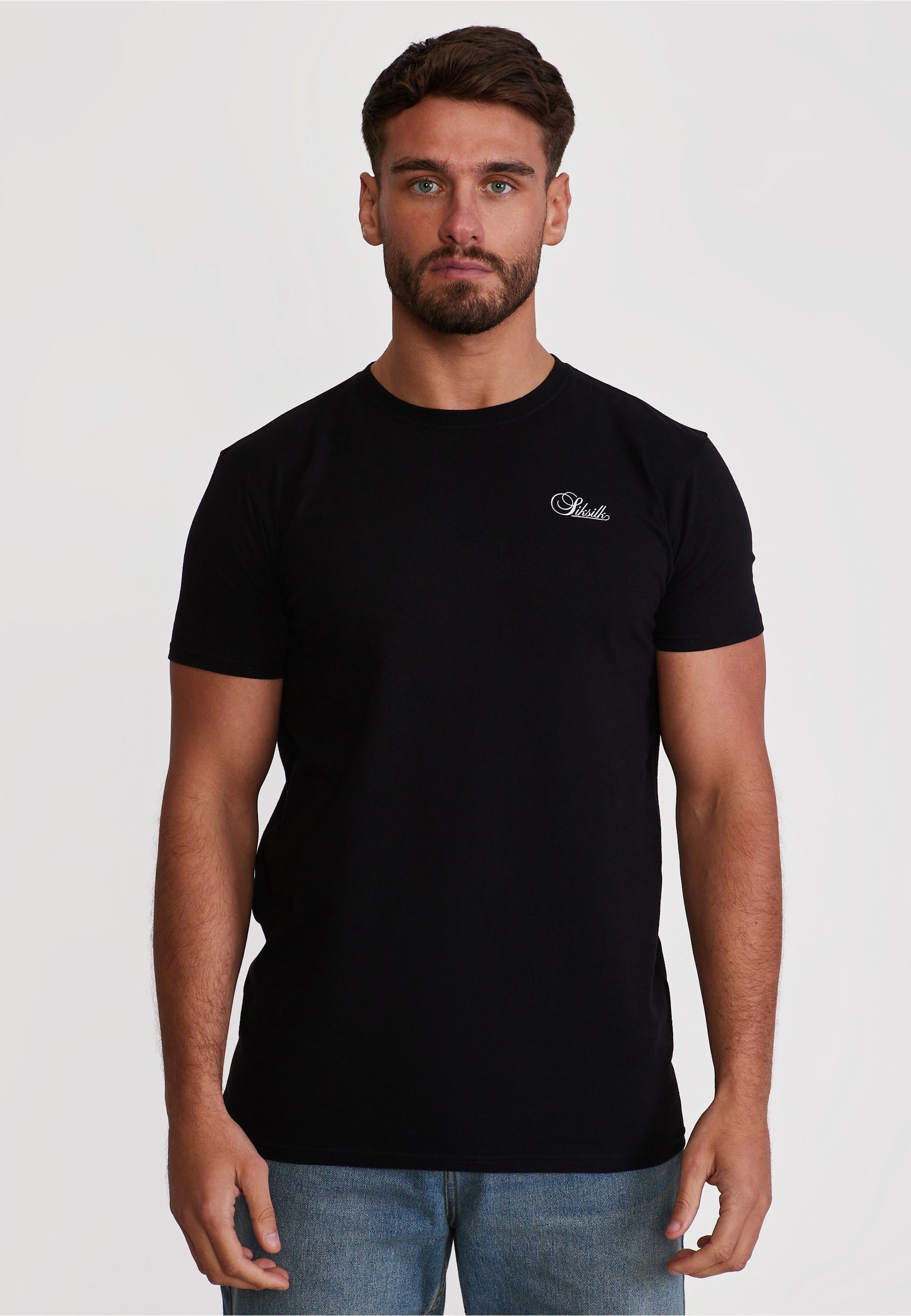 Siksilk T-Shirt »SikSilk Pack of 3 Muscle Fit T-Shirts« 1