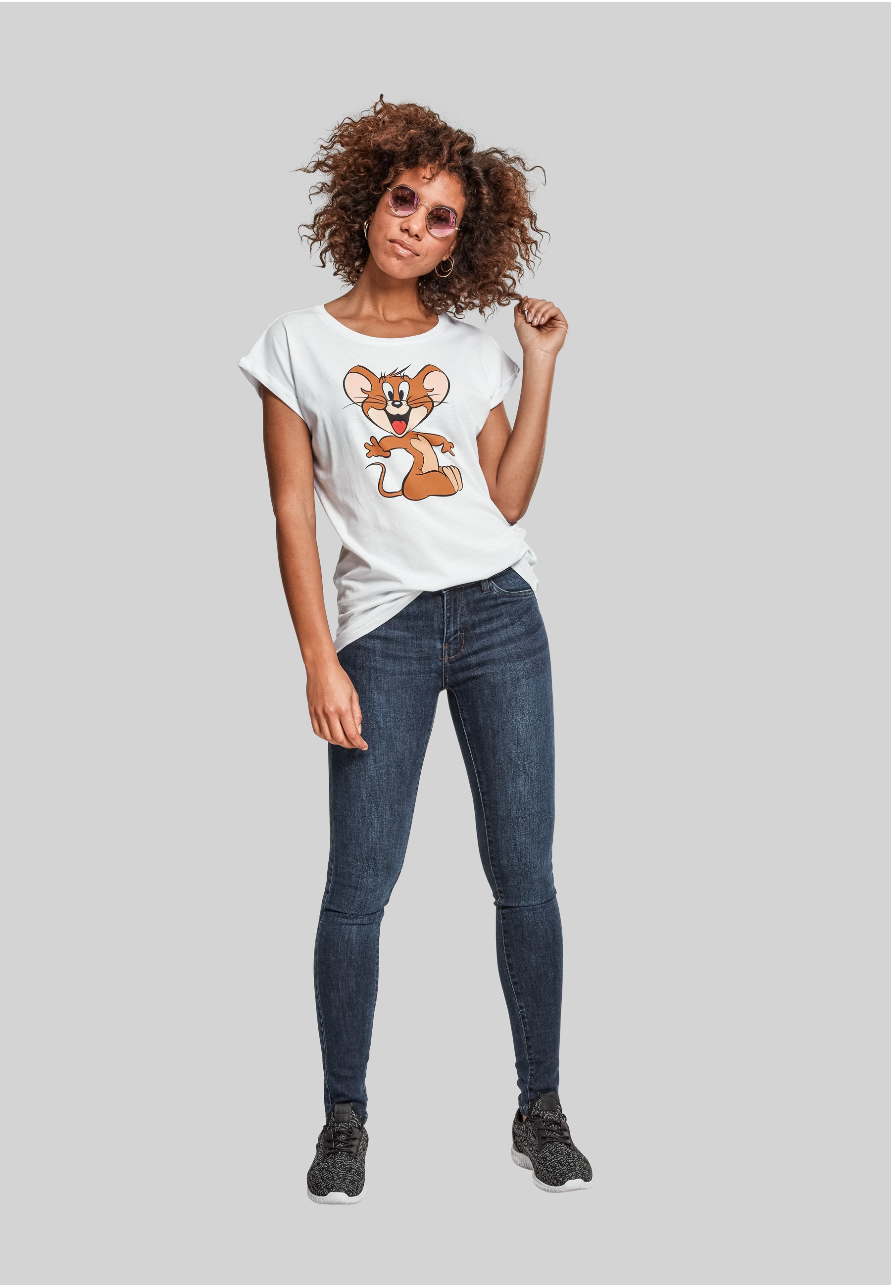 Merchcode T-Shirt »Merchcode Damen Ladies Tom & Jerry Mouse Tee« 1 Stk.