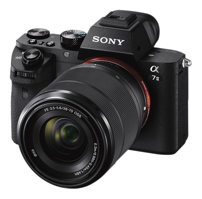 Sony Systemkamera »A7 II«, Makroaufnahme HDR-Aufnahme, SEL-2870, | MP, BAUR (Wi-Fi)-NFC, Gesichtserkennung, WLAN 24,3