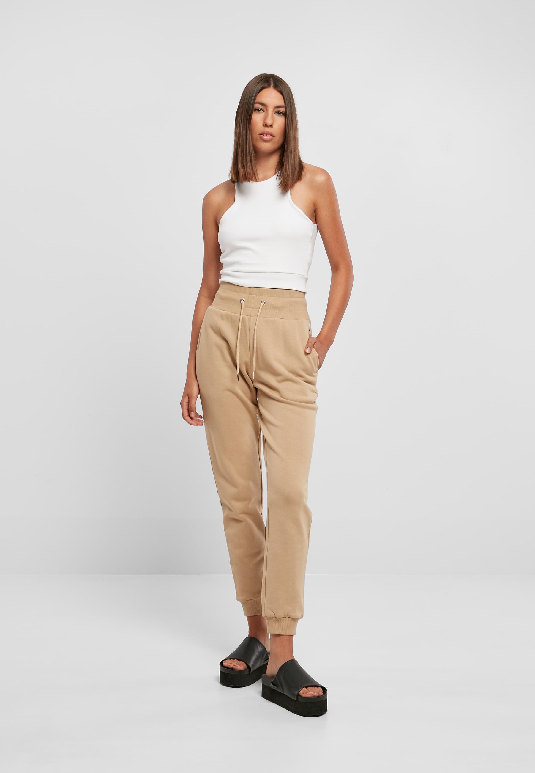 URBAN CLASSICS Jogginghose »Urban Classics Damen Ladies Organic High Waist Sweat Pants«, (1 tlg.)