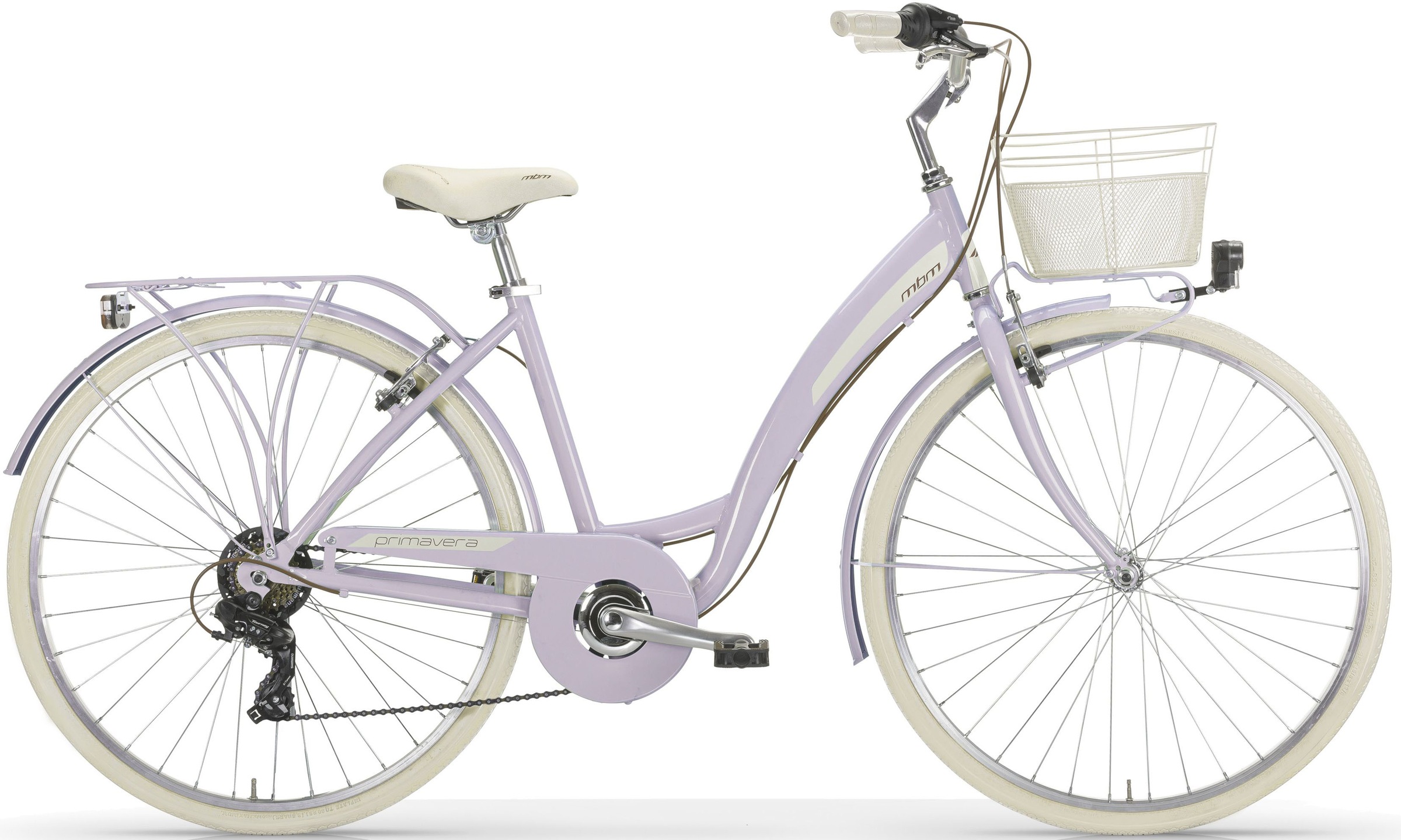 MBM Cityrad "NEW Primavera", 6 Gang, Shimano, TY300 Schaltwerk, Kettenschaltung, für Damen, Kettenschaltung