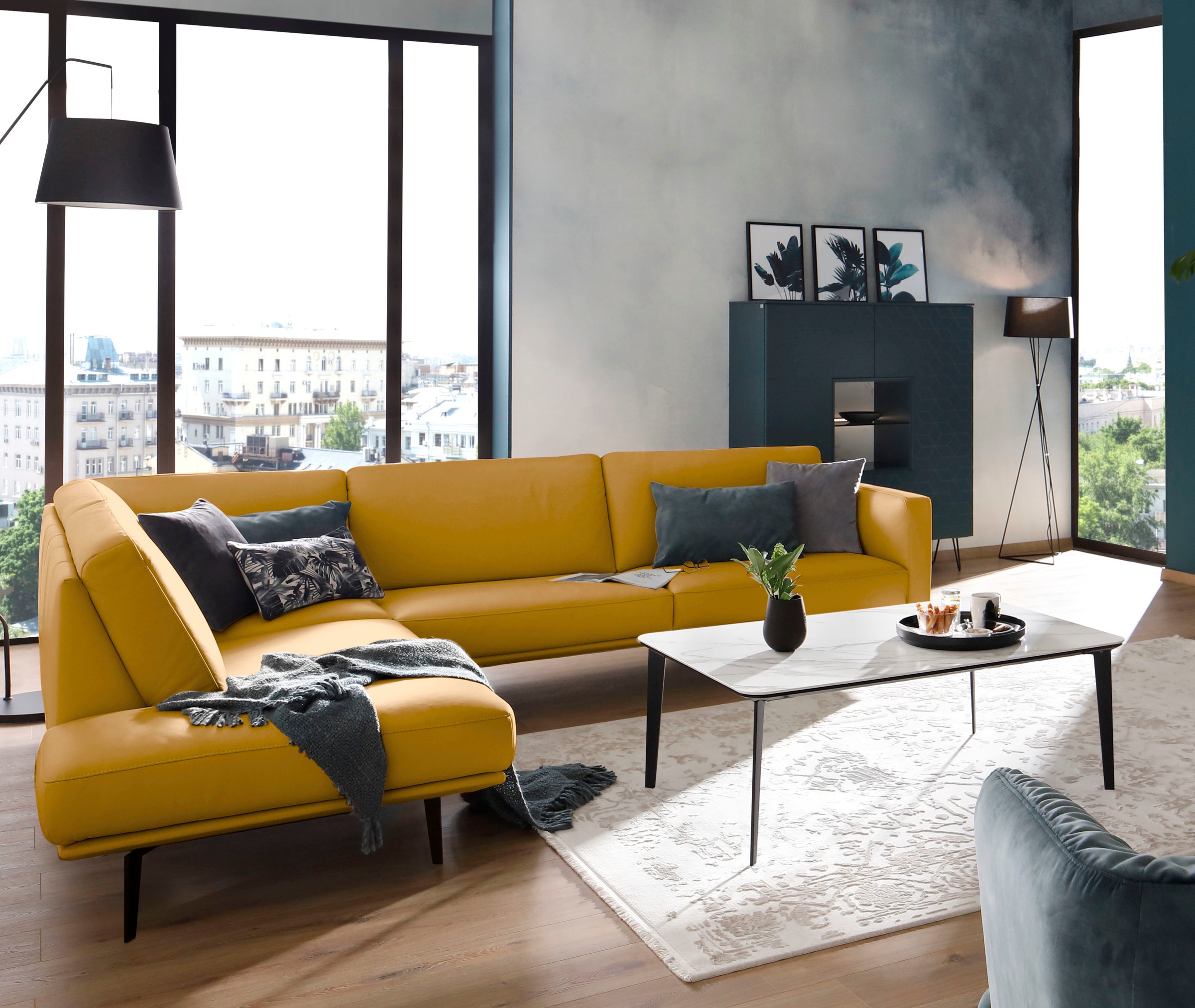 W.SCHILLIG Ecksofa »Villeroy & Boch MIRA«, mit Metallfuß, designed by Wilhelm Bolinth kaufen