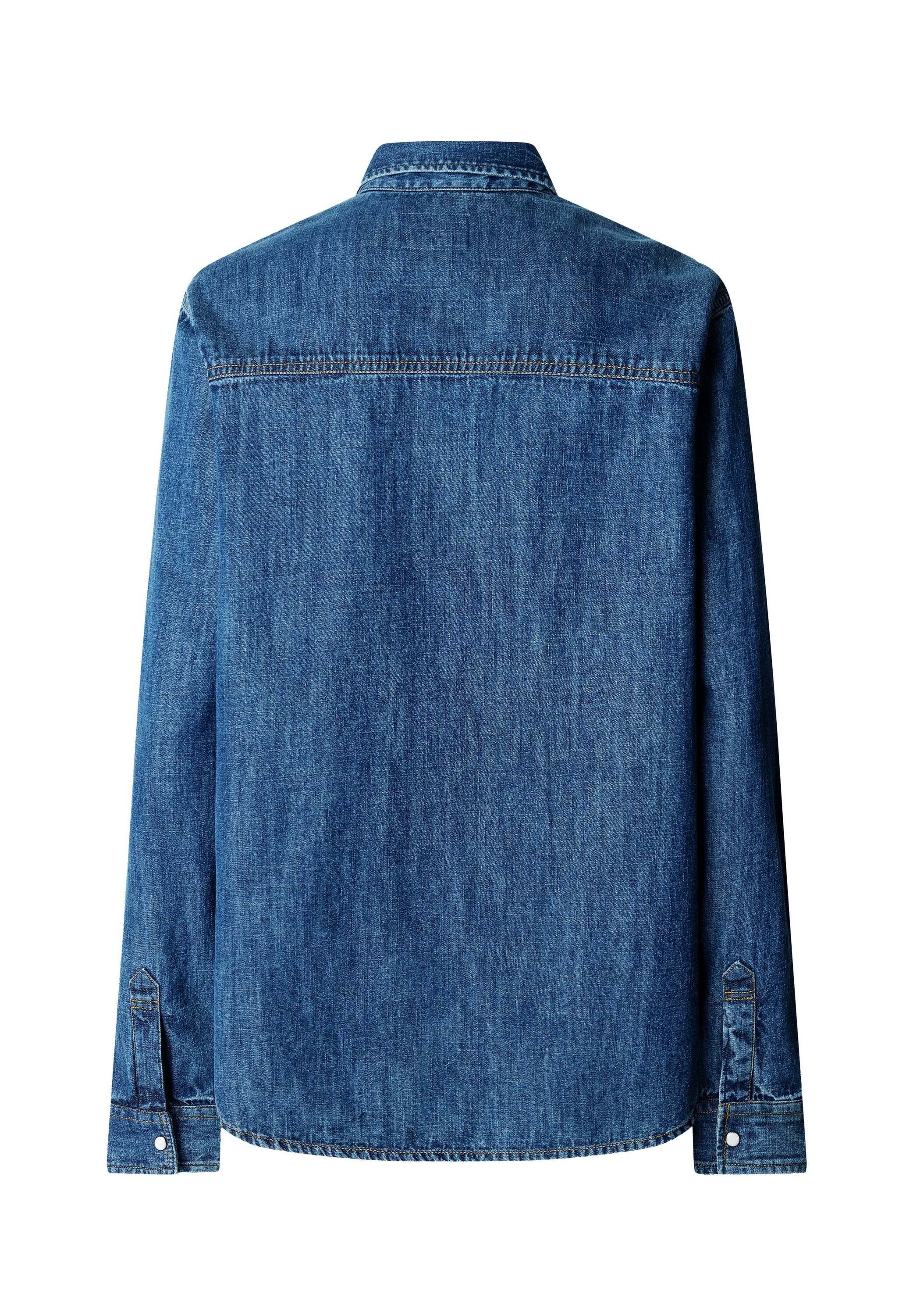 Pepe Jeans T-Shirt »denim shirt ABBEY AUTHENTIC SHIRT DARK USED«