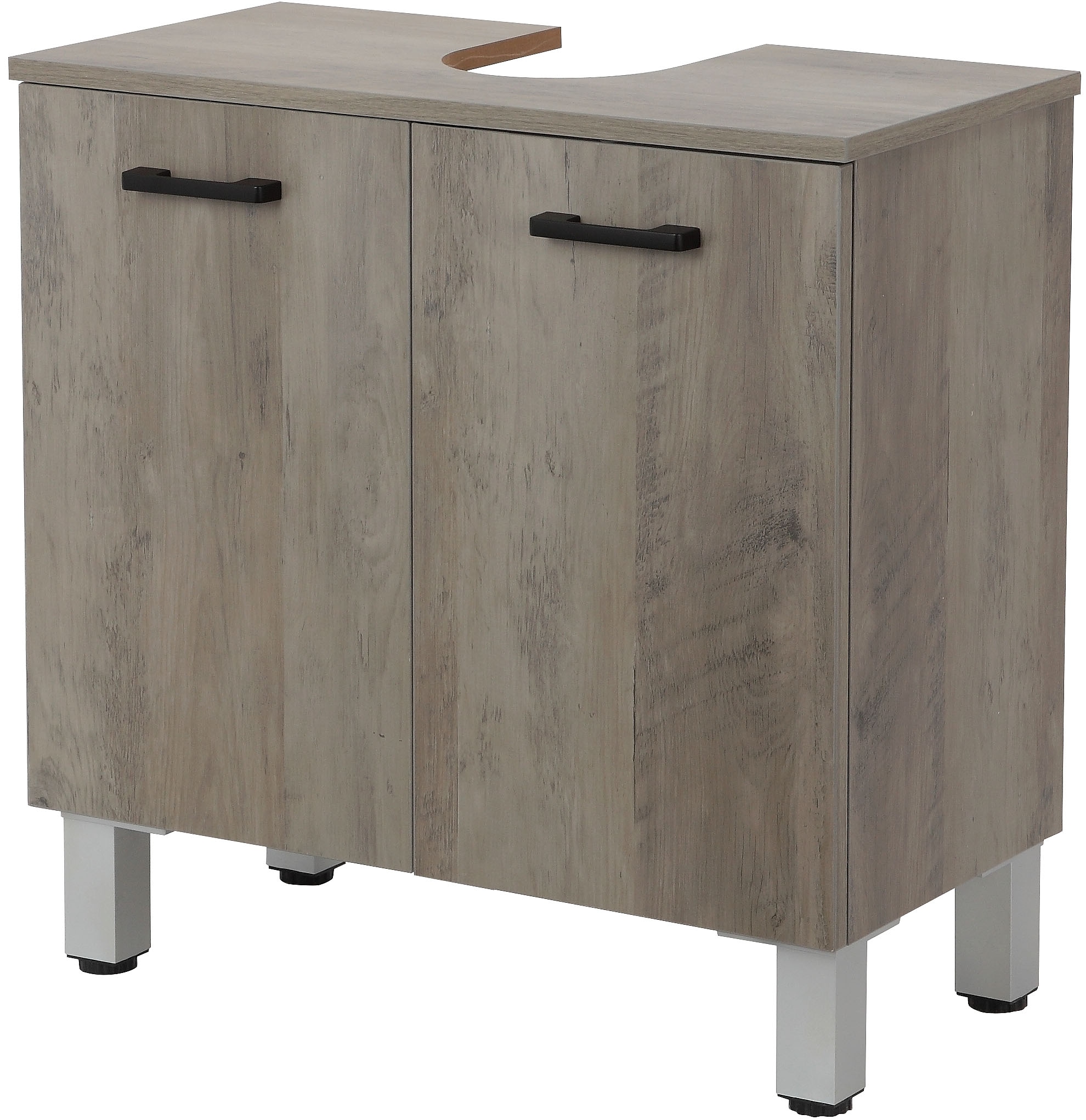 welltime Waschbeckenunterschrank "Florenz,Breite 60cm, 2 Tür, 2 Fächer, mit günstig online kaufen