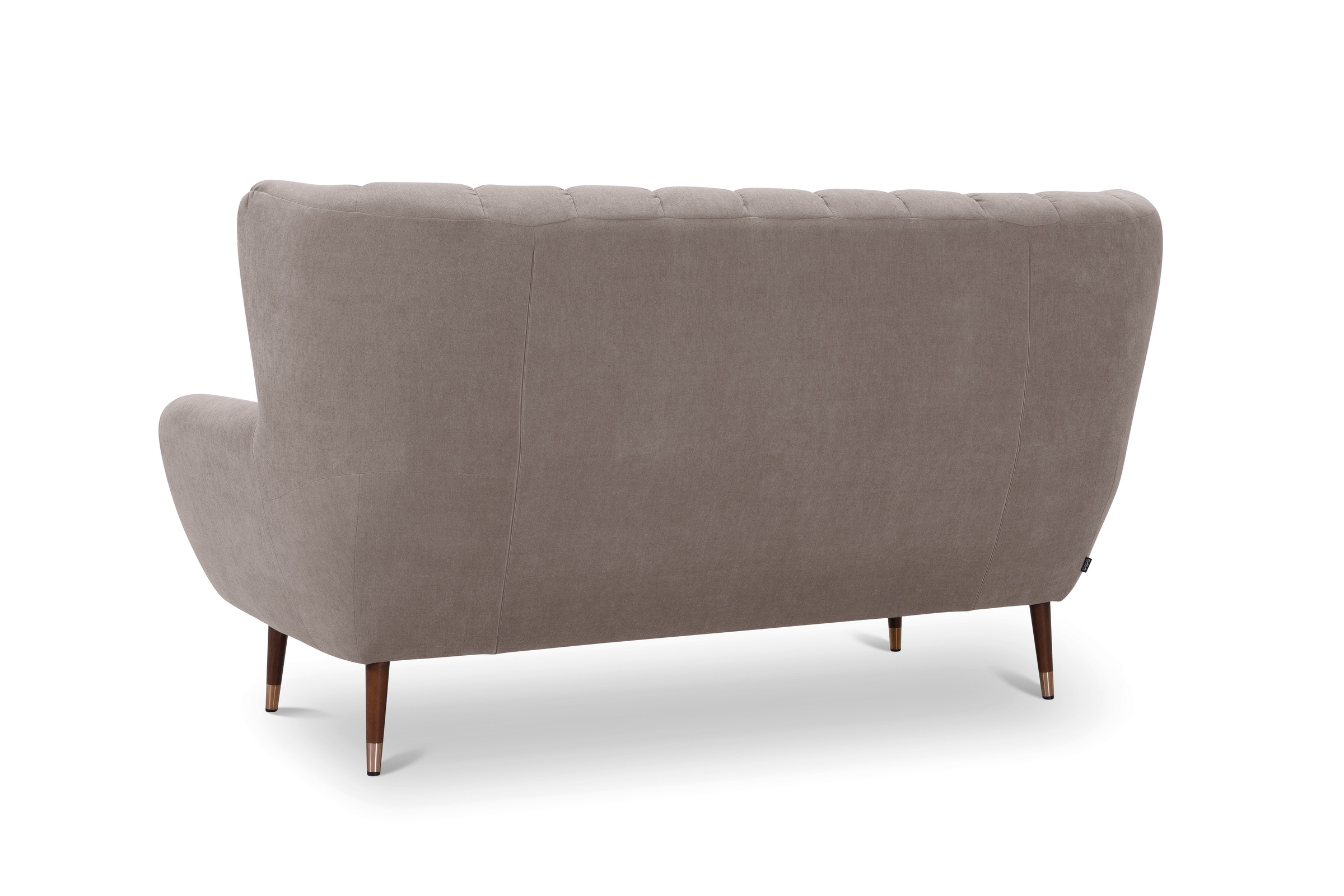 exxpo - sofa fashion 3-Sitzer »Polly, bequem mit hoher Rückenlehne, hohe Füße, Ohrensesselcouch«, Küchensofa, mit hochwertigen Bezügen