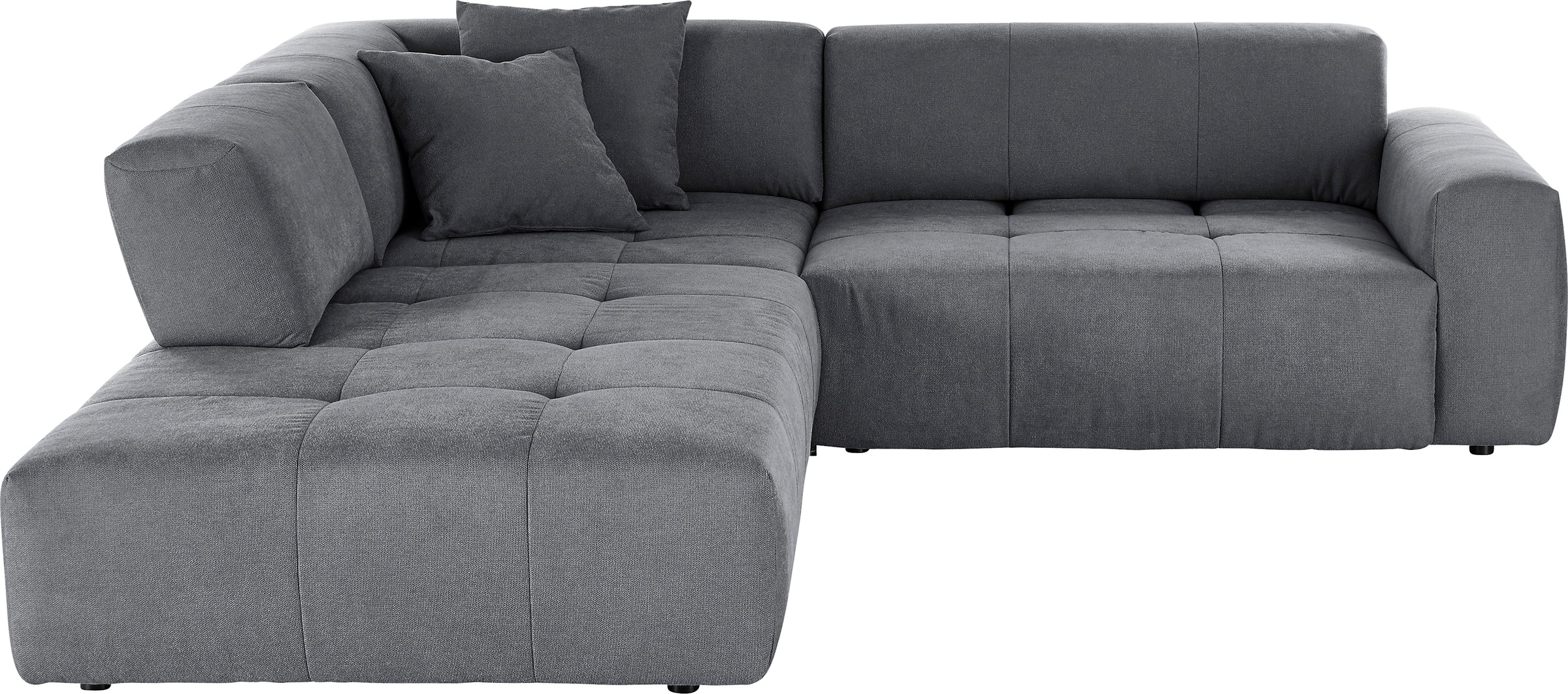 3C Candy Ecksofa »Yoshy Komfortsofa, bequem und modern, hochwertige Verarbeitungsdetails«, Zwei verschiedene Sitztiefen durch verstellbare Rückenlehne, L-Form