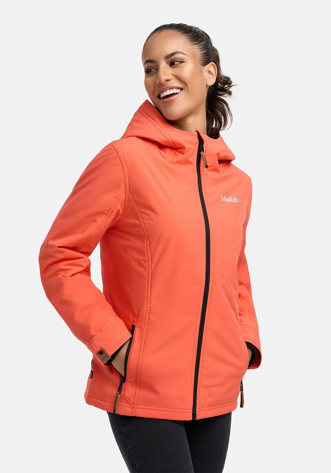 Marikoo Outdoorjacke »Brombeere«, sportliche Übergangsjacke mit Kapuze