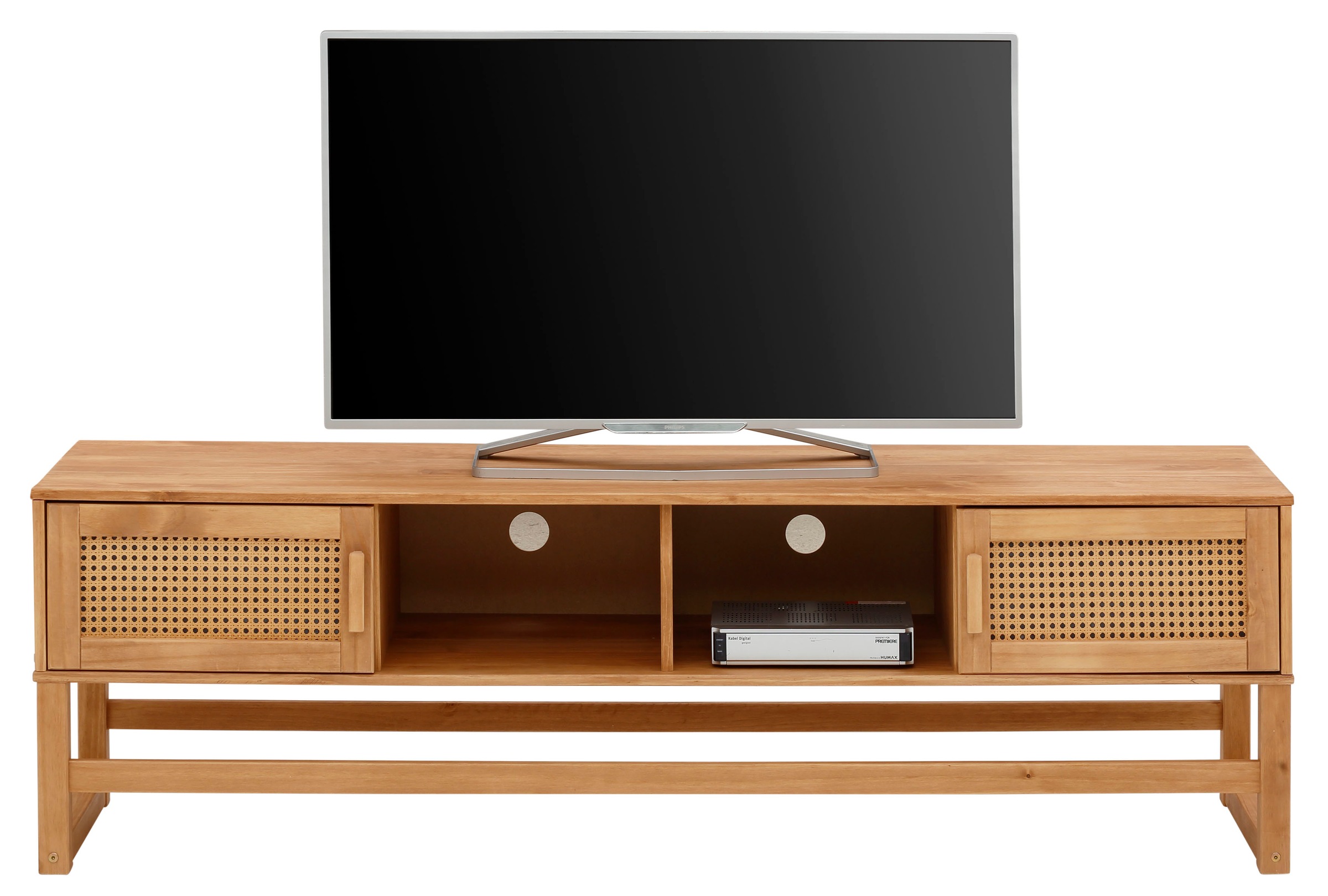 OTTO home Lowboard "Linz" Kommode mit Rattangeflecht auf den Türfronten, au günstig online kaufen